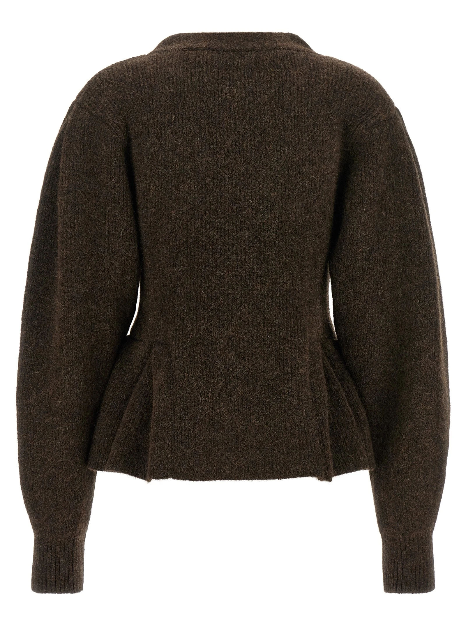 'Peplum' fund cardigan
