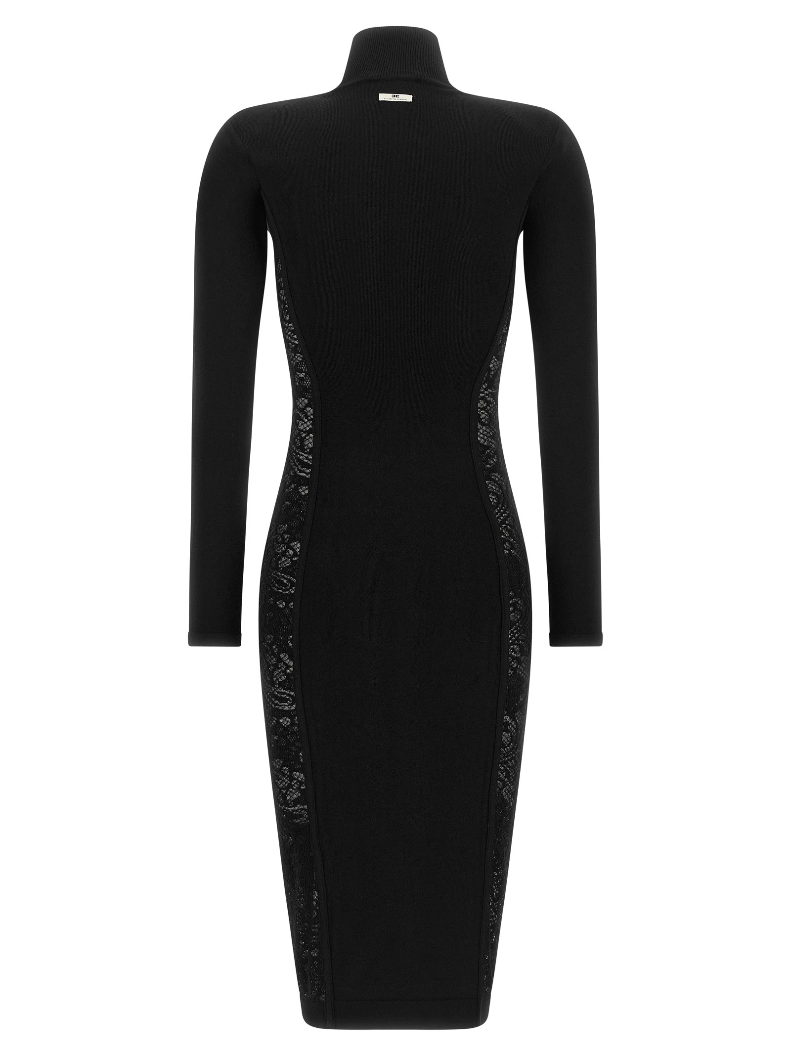Knitted and lace dress