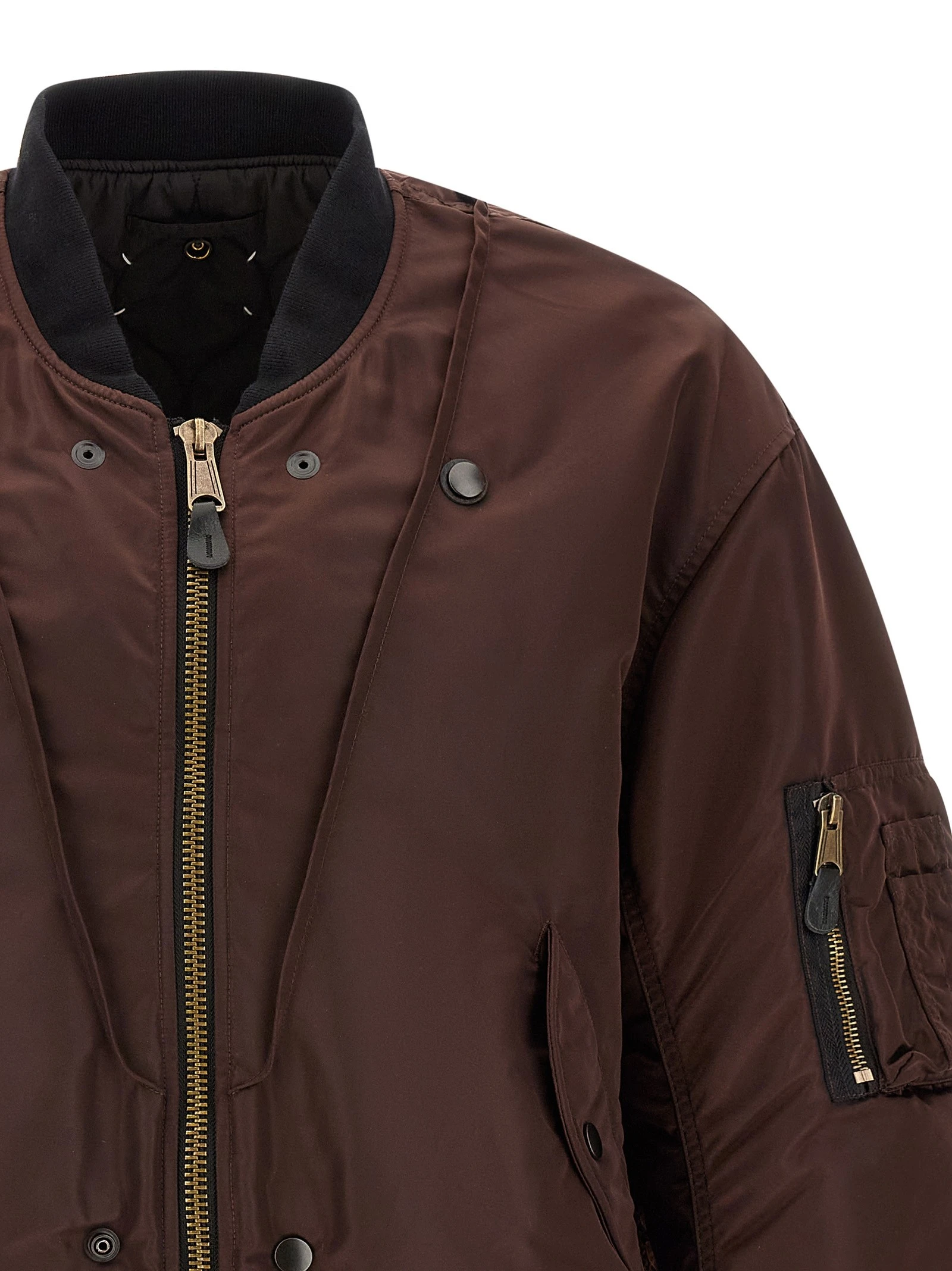 Reversible bomber jacket