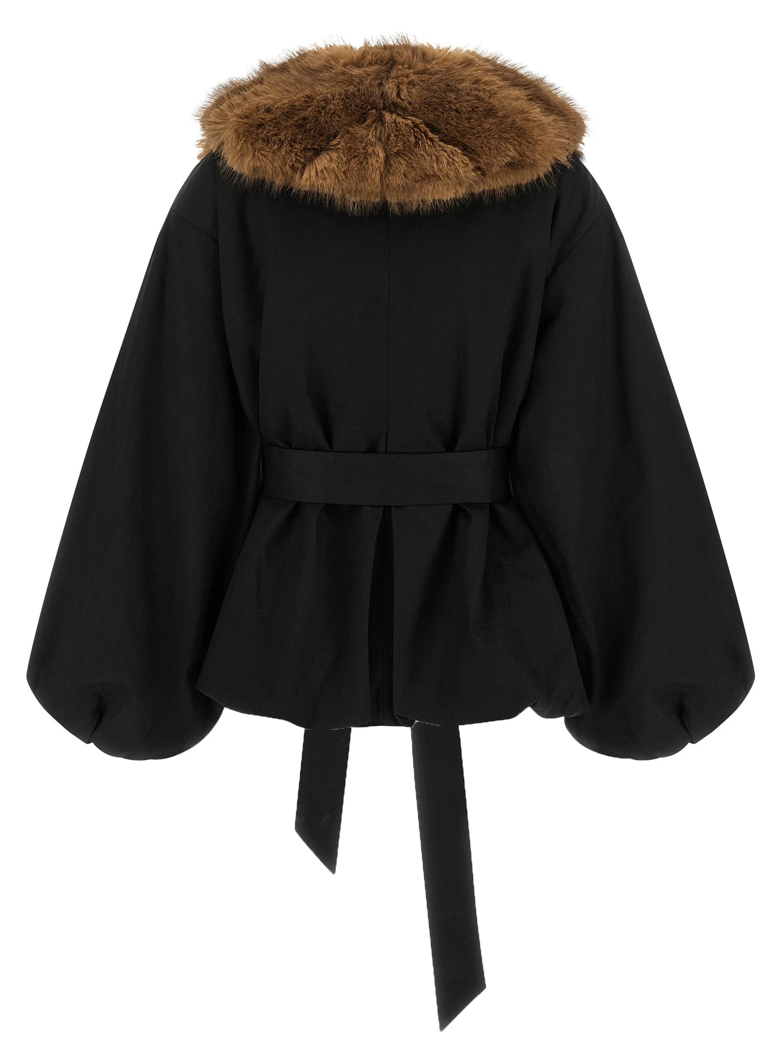 'Faux Fur Collar' jacket