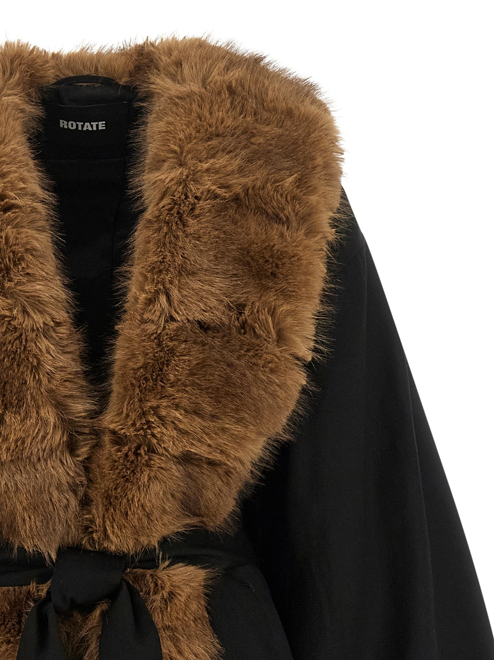 'Faux Fur Collar' jacket
