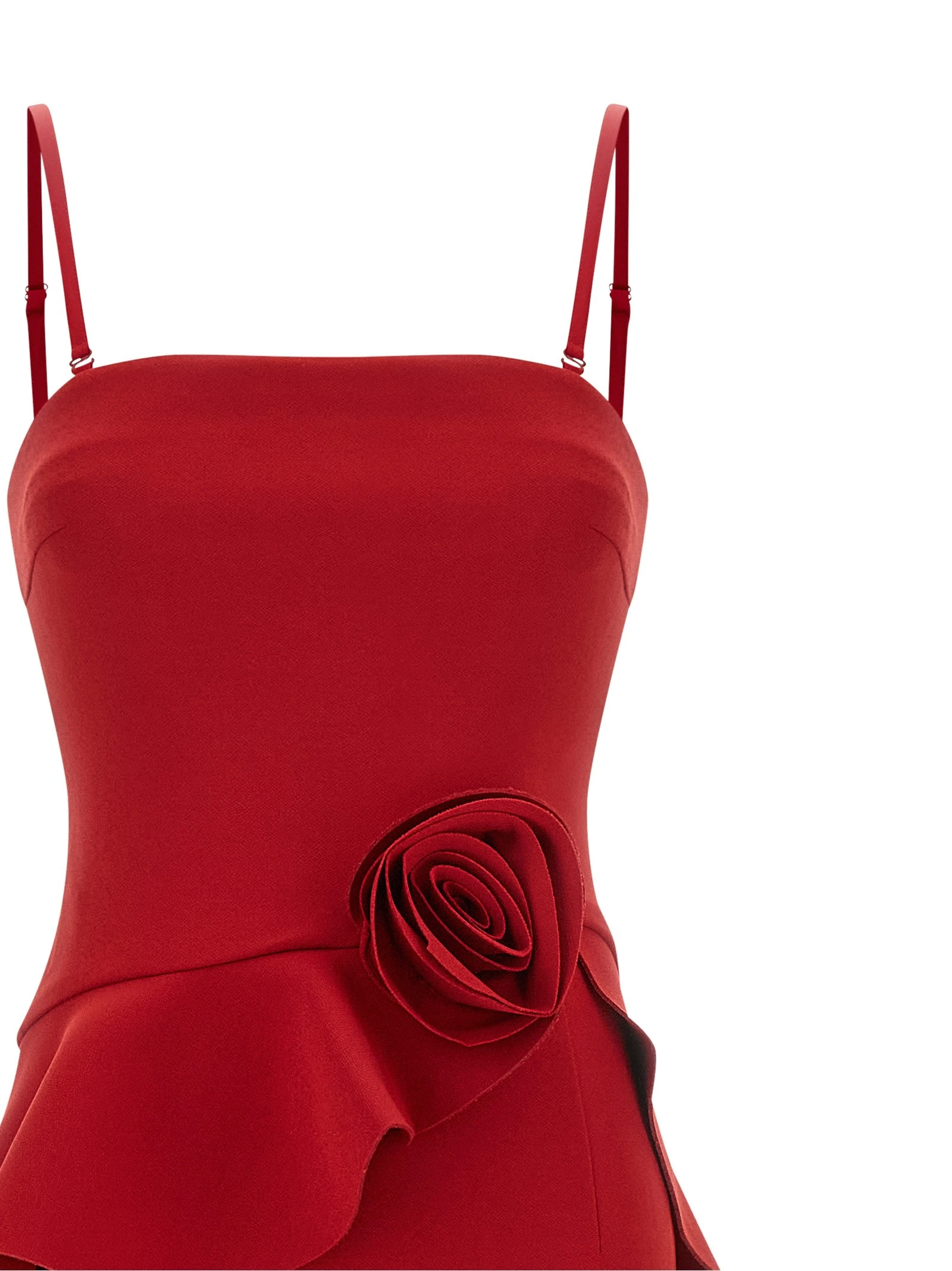 3D floral detail dress