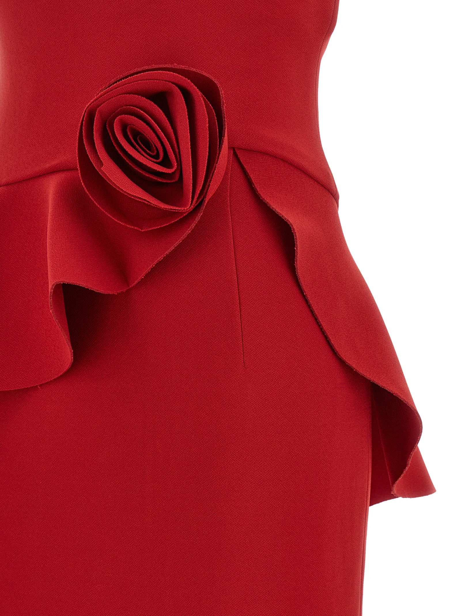 3D floral detail dress