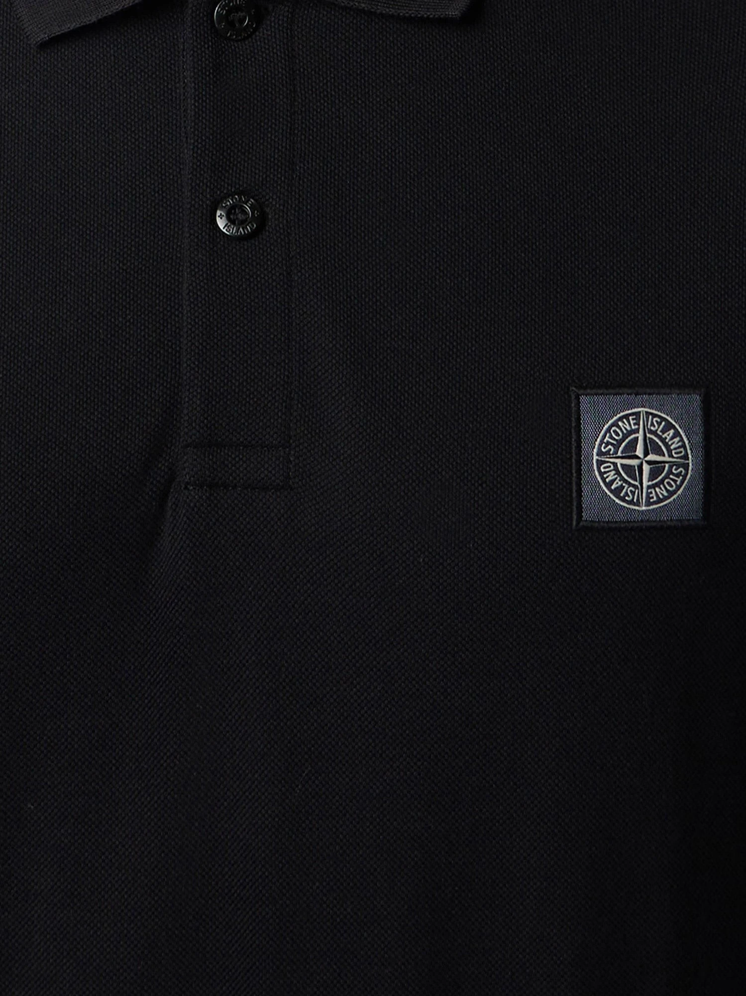 Stretch organic cotton polo shirt