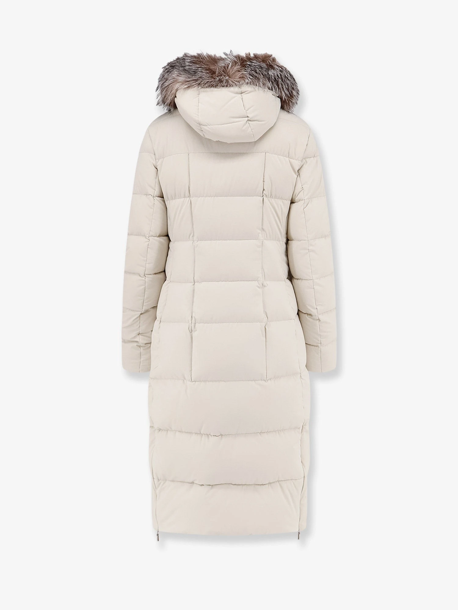 Zagar-Kn water-repellent stretch fabric long down coat