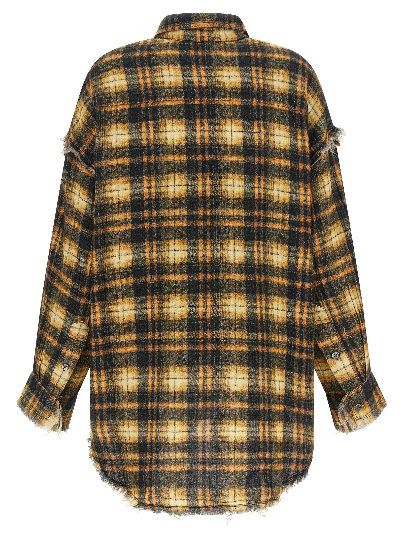 Raw cut hem shirt