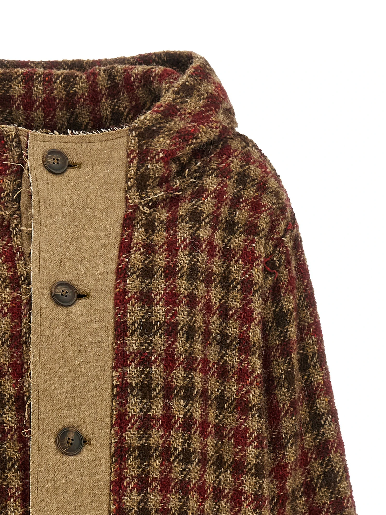Houndstooth check jacket