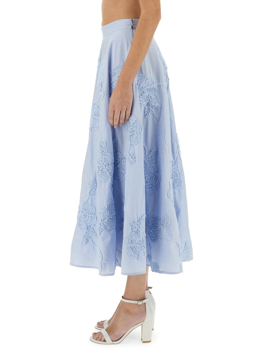 FLORAL MAXI SKIRT