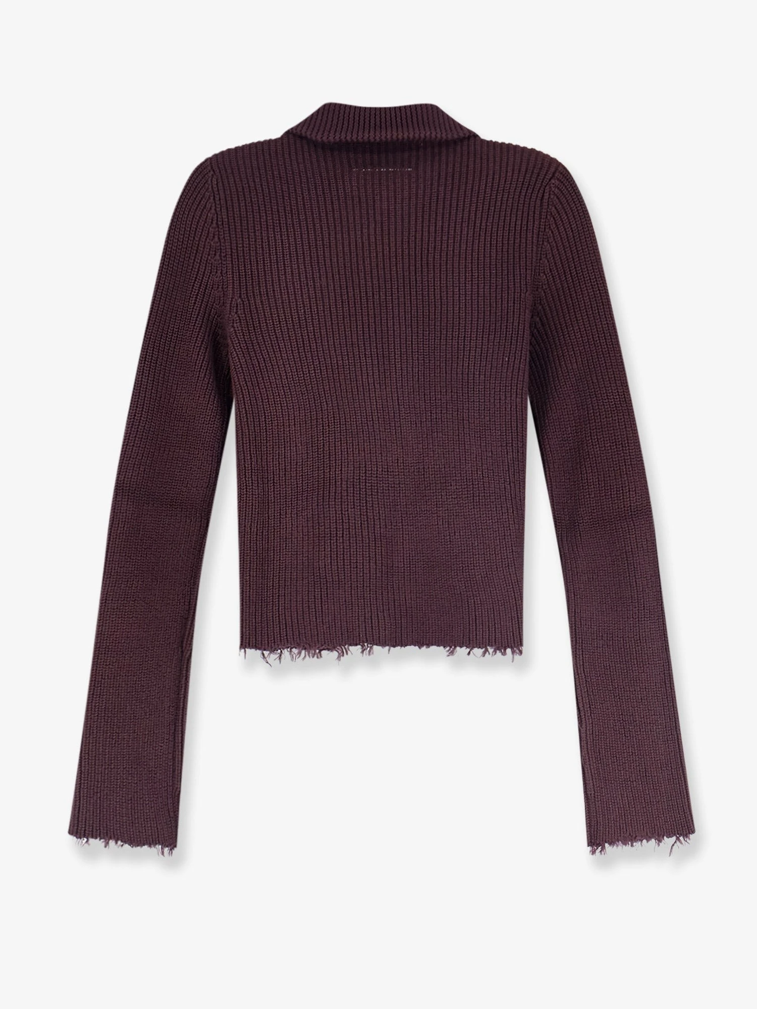 Ribbed cotton cardigan