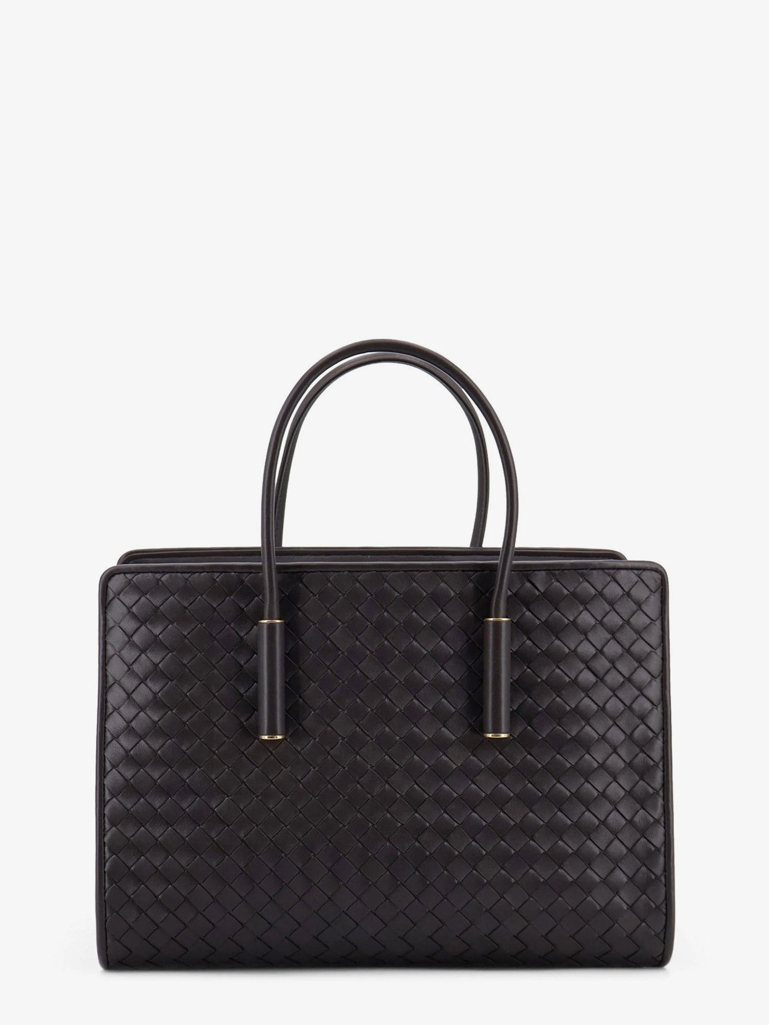 Barbara leather handbag with Intrecciato motif