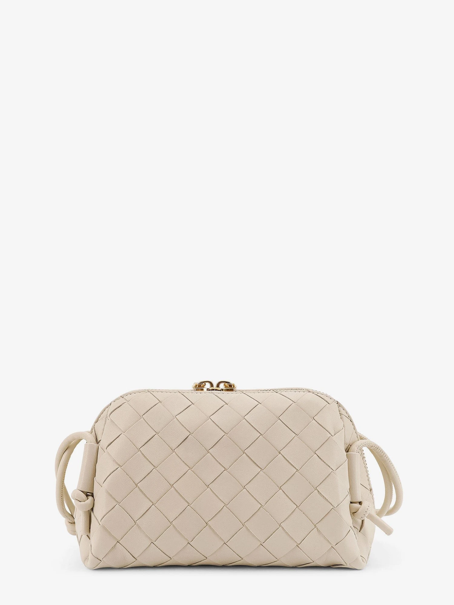 Concert Pouch leather crossbody bag with Intrecciato motif