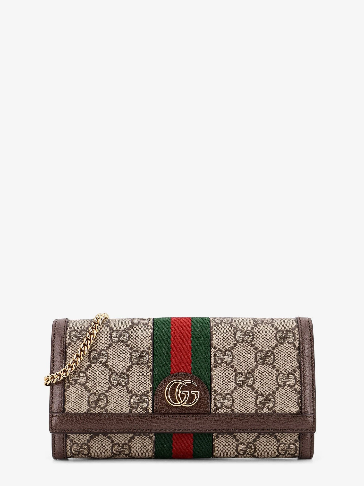 Ophidia GG Supreme Fabric and leather crossbody bag