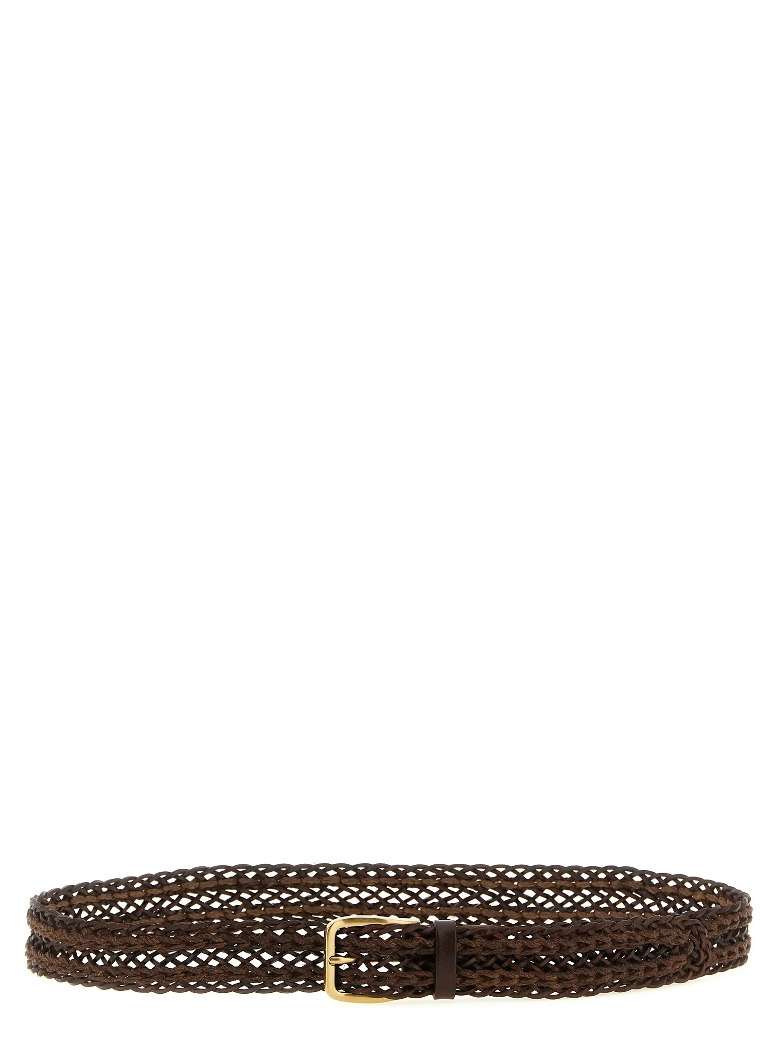 Braided calf belt