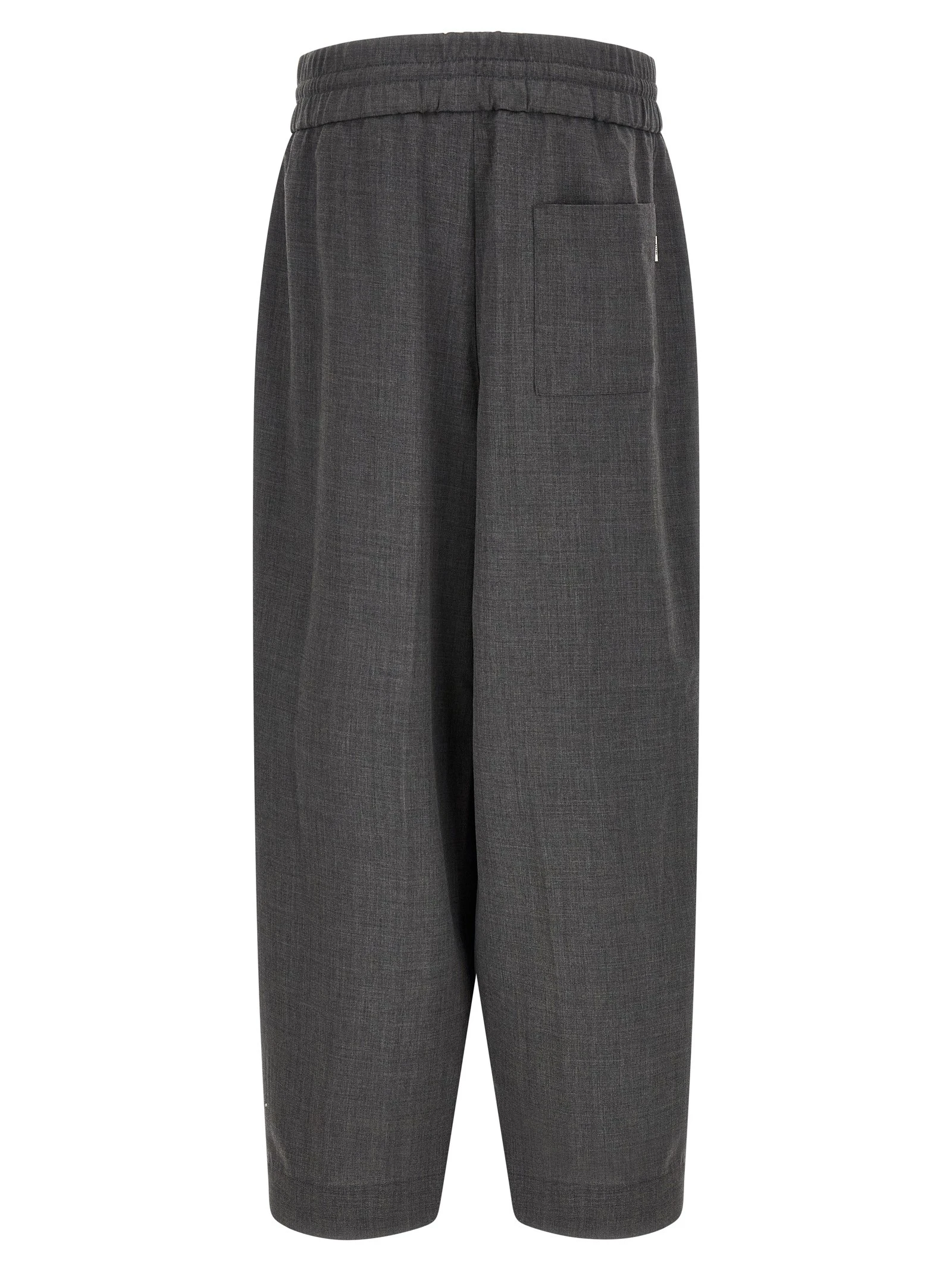 Mélange wool pants