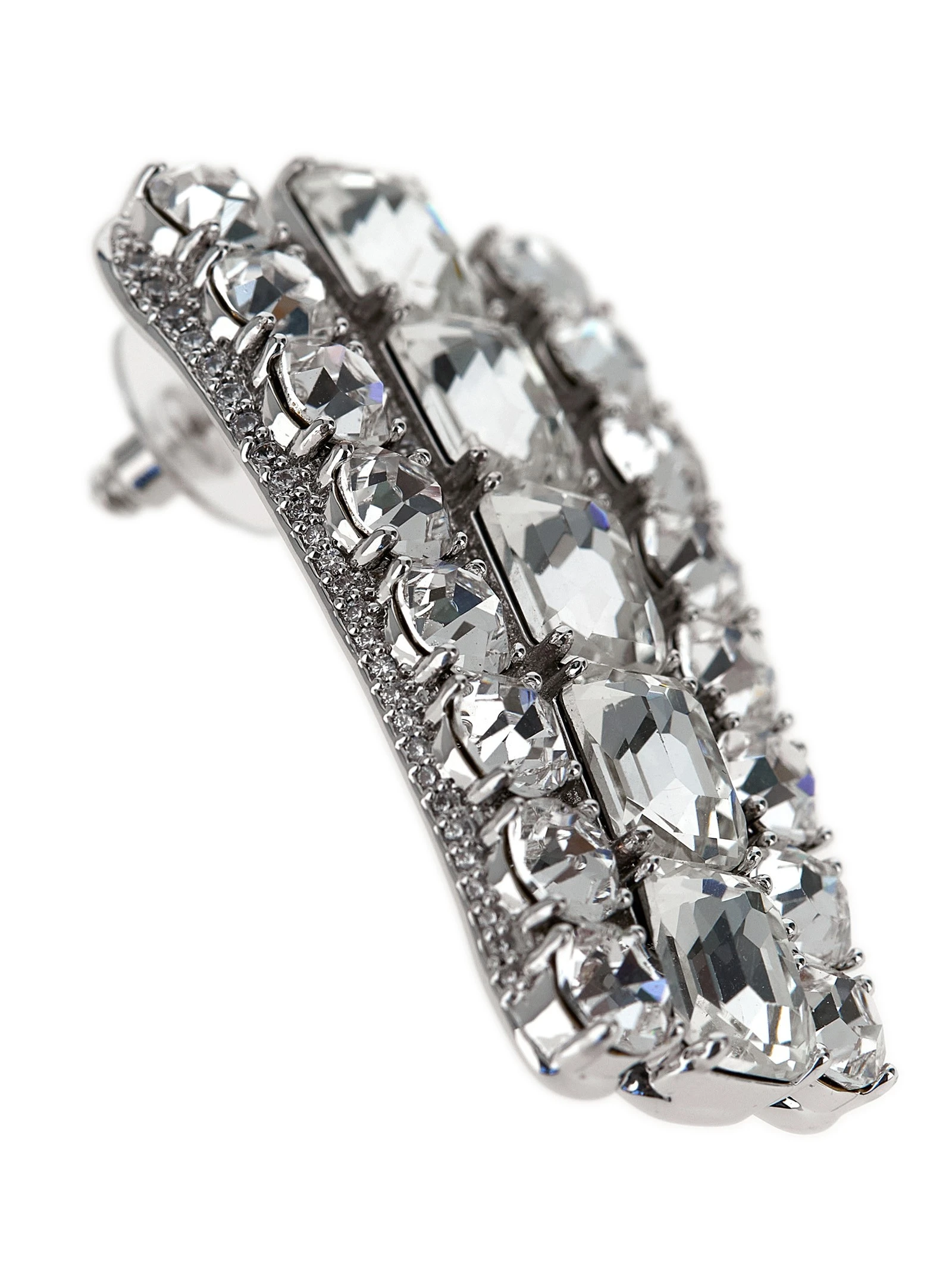 'Multi Crystal' earrings