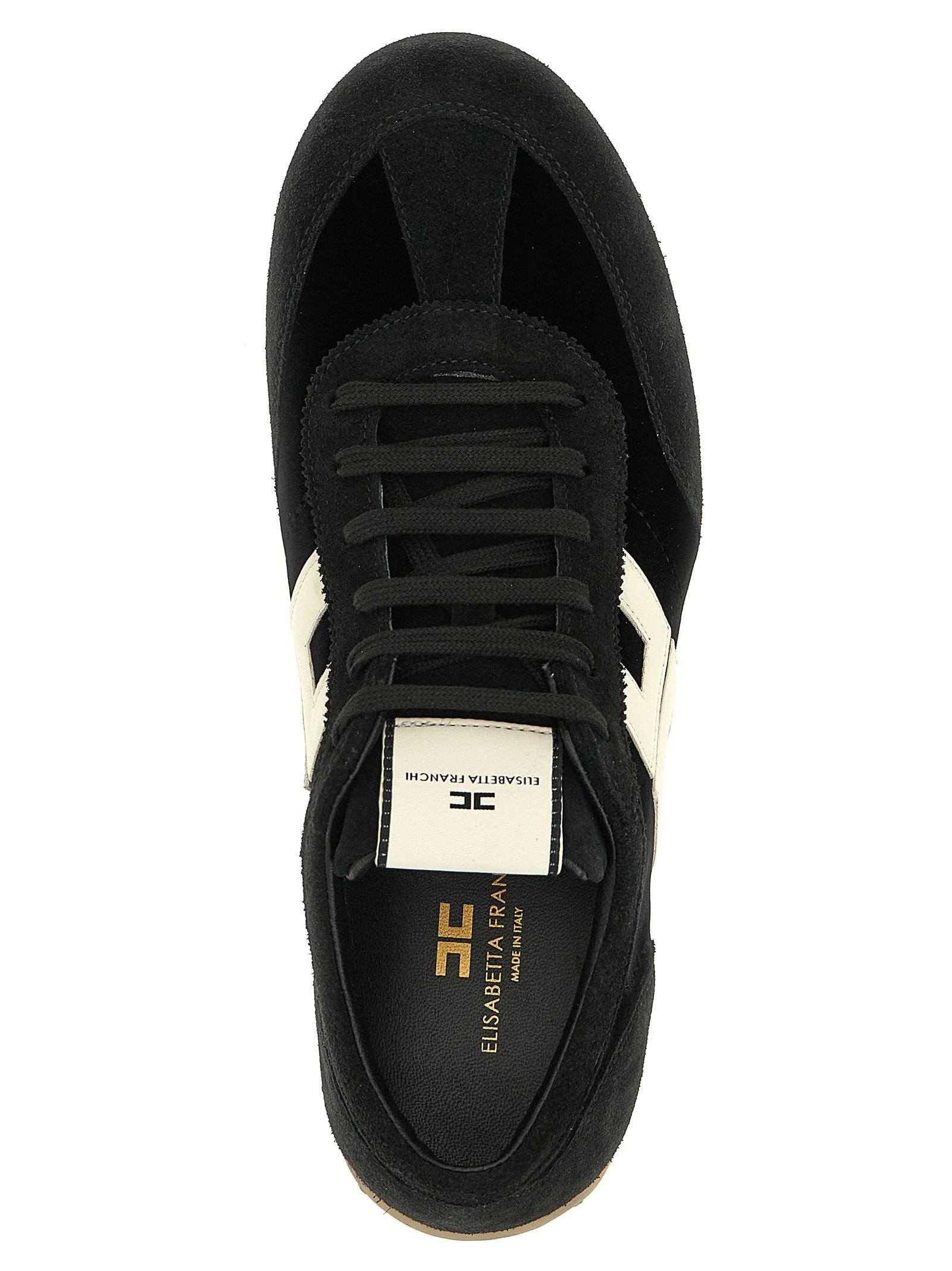 Nappa and velvet sneakers