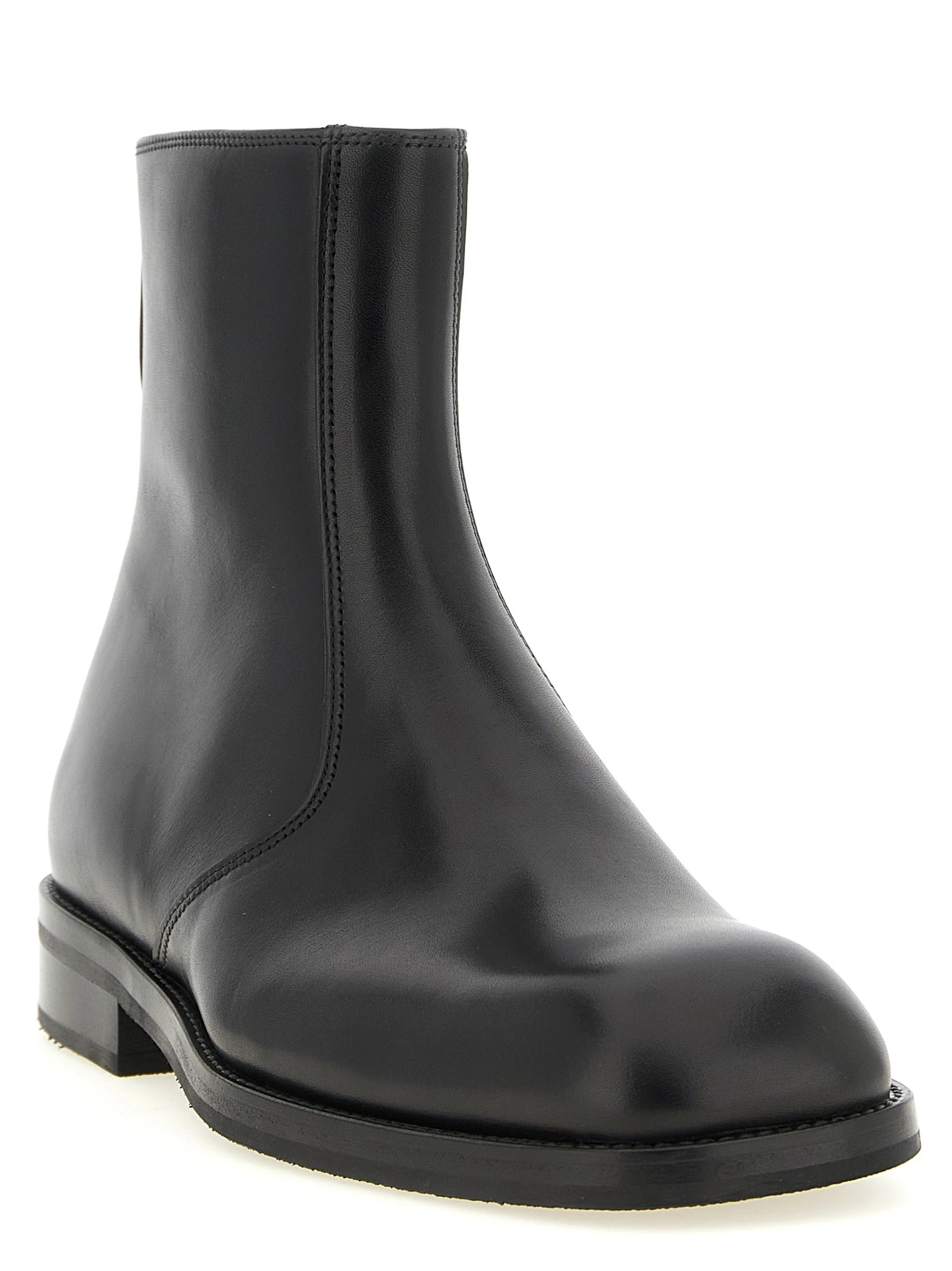 Zip ankle boots
