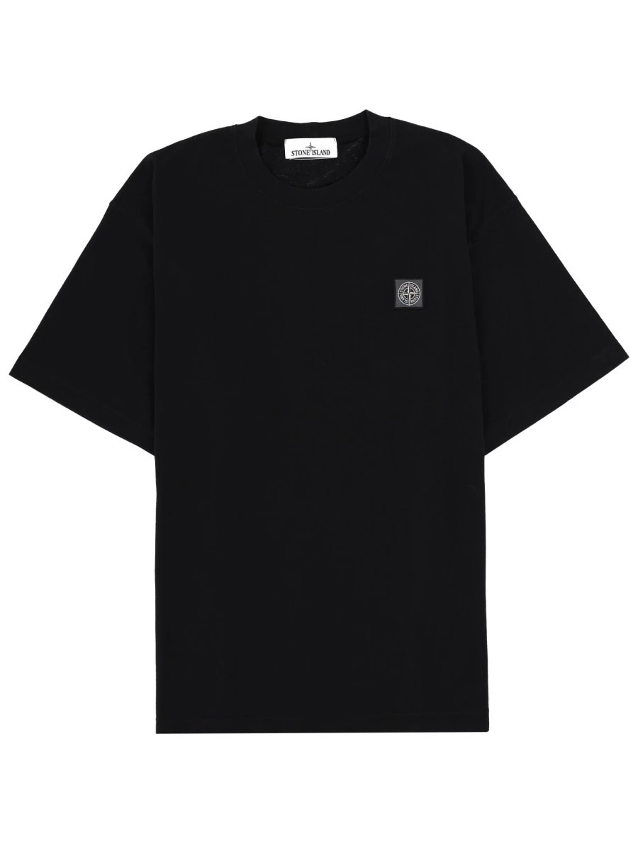 T-SHIRT WITH LOGO PATCH