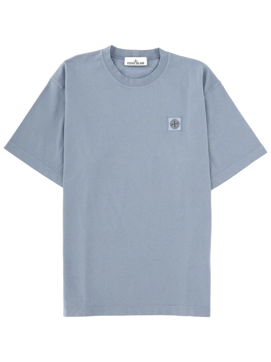 T-SHIRT WITH LOGO PATCH