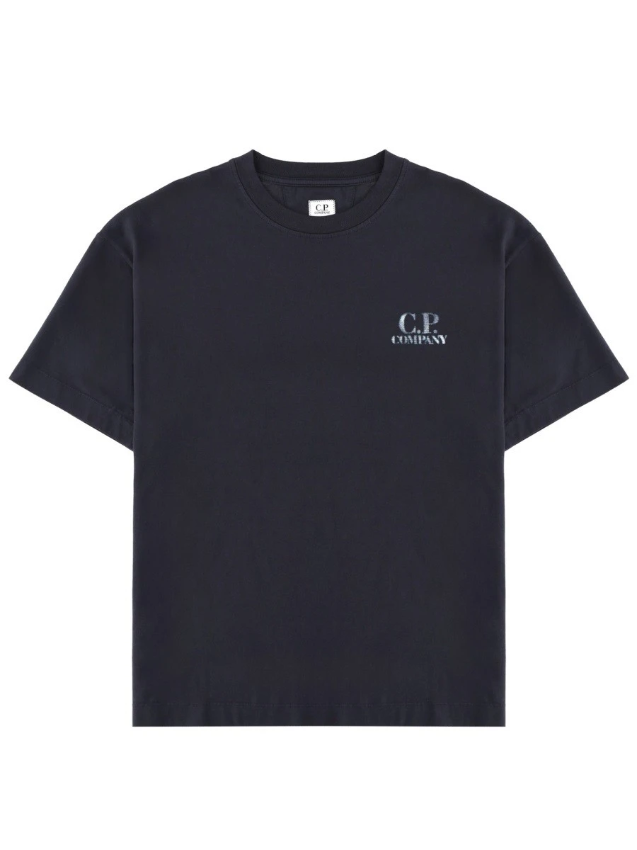 T-SHIRT WITH LOGO AND PRINT