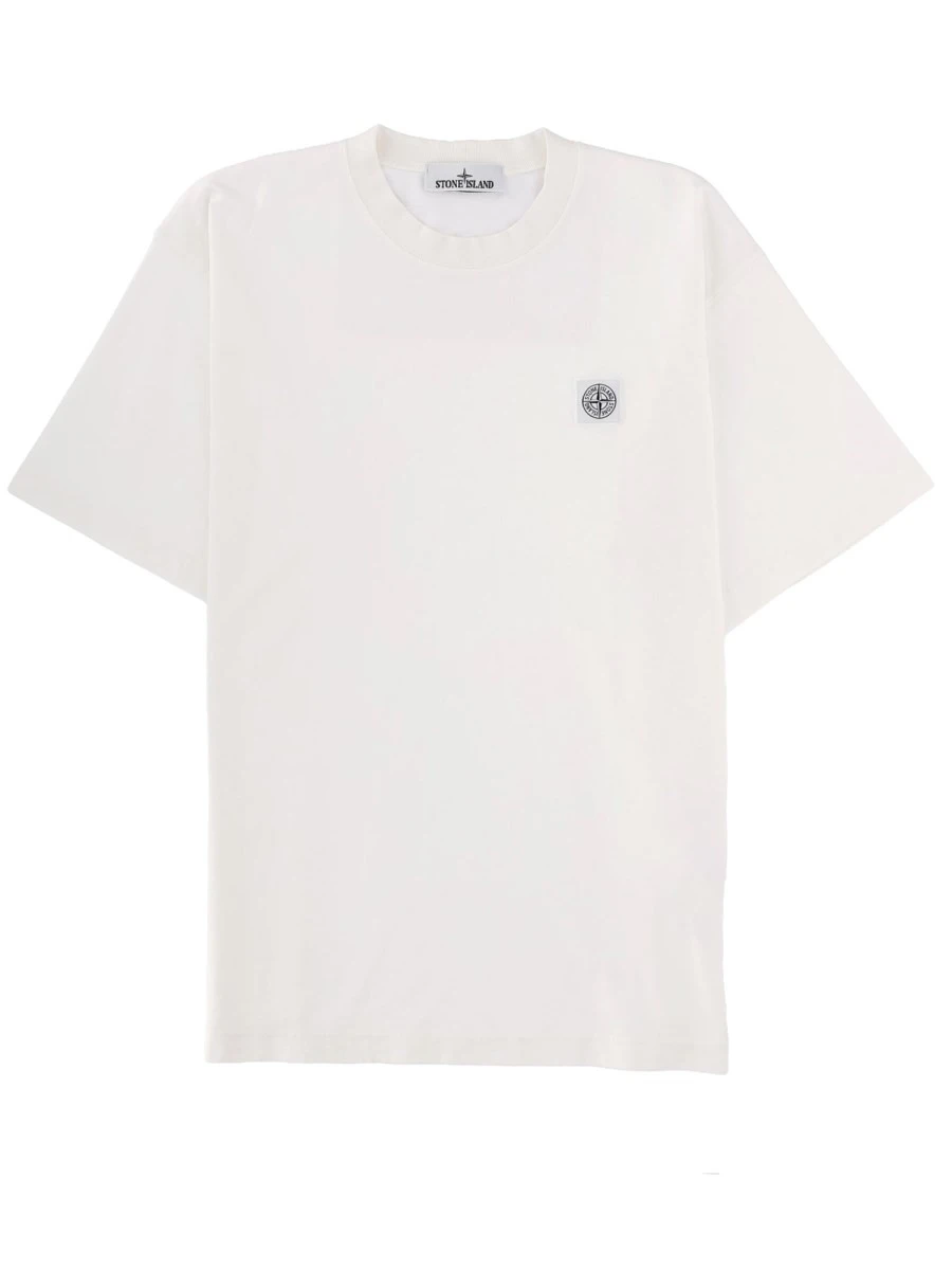 T-SHIRT WITH LOGO PATCH