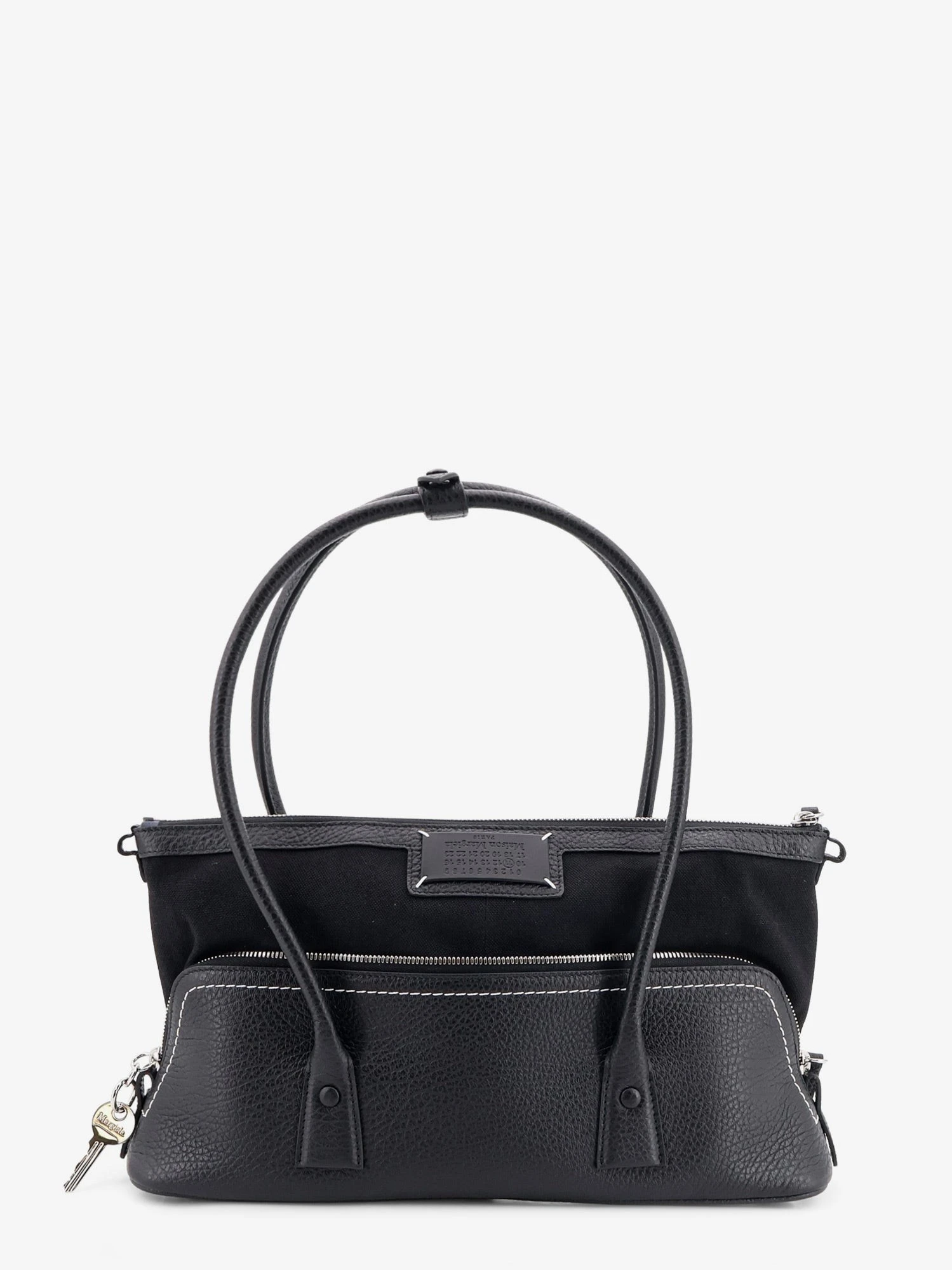 5AC Shoulder East West Leather Shoulder Bag
