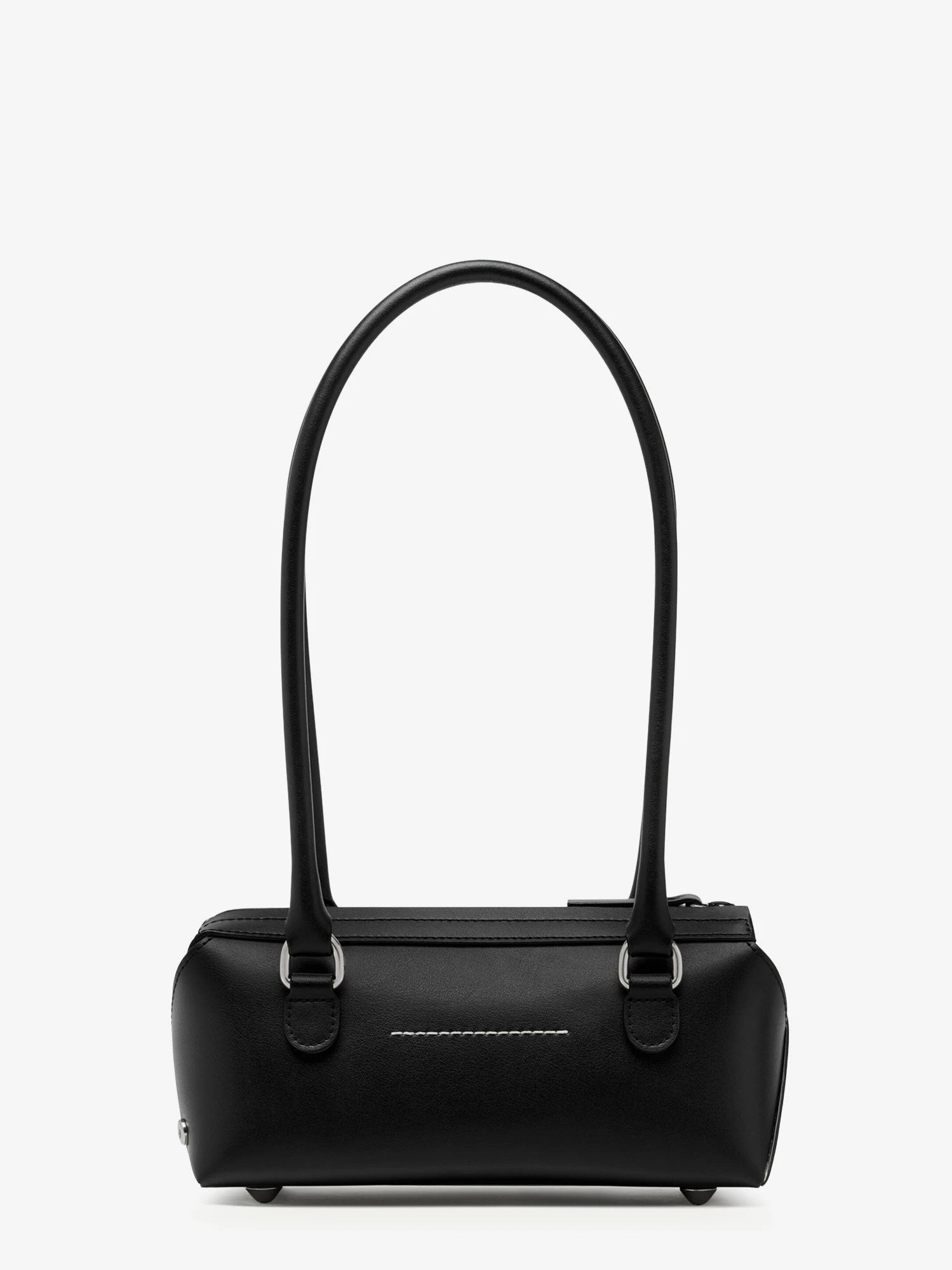 Mini Bauletto leather shoulder bag