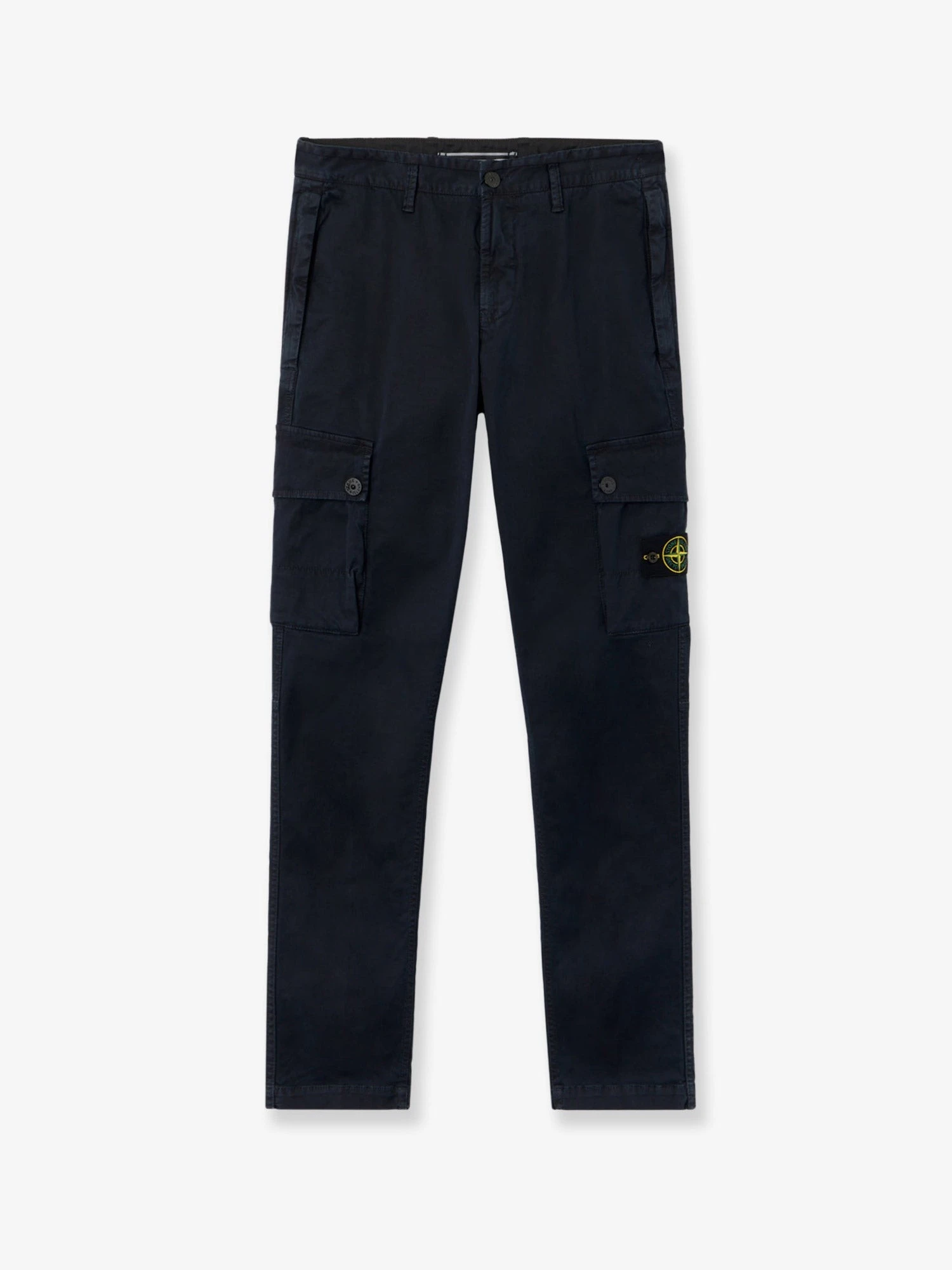Cotton blend cargo trousers
