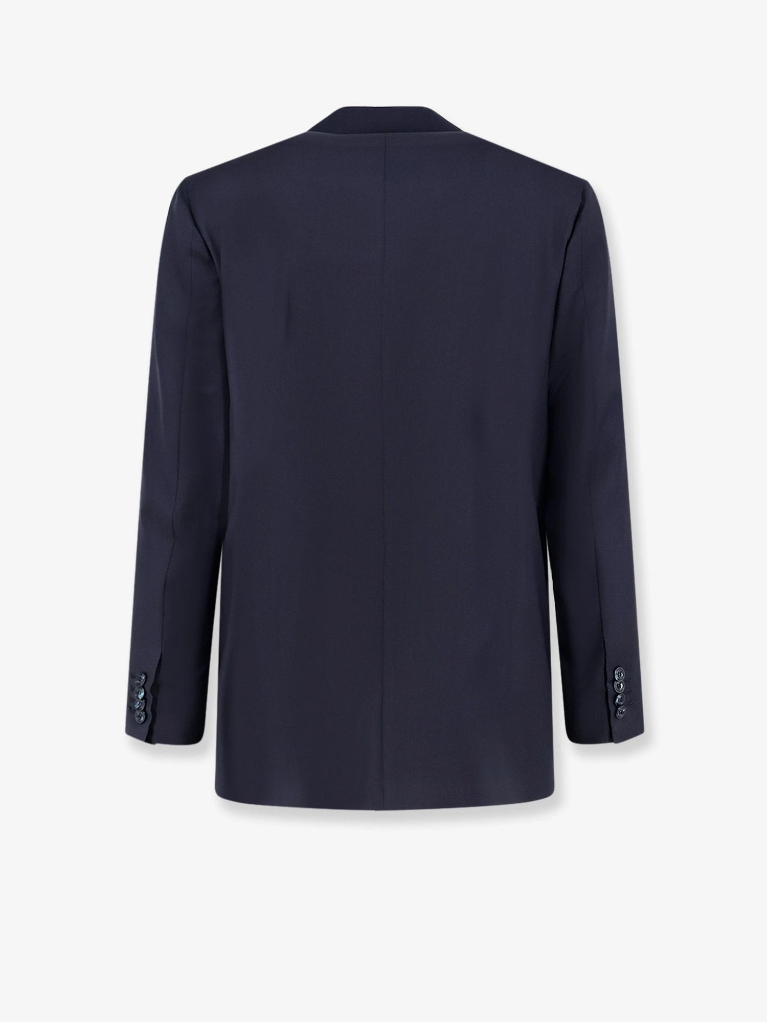 Double-breasted wool suit