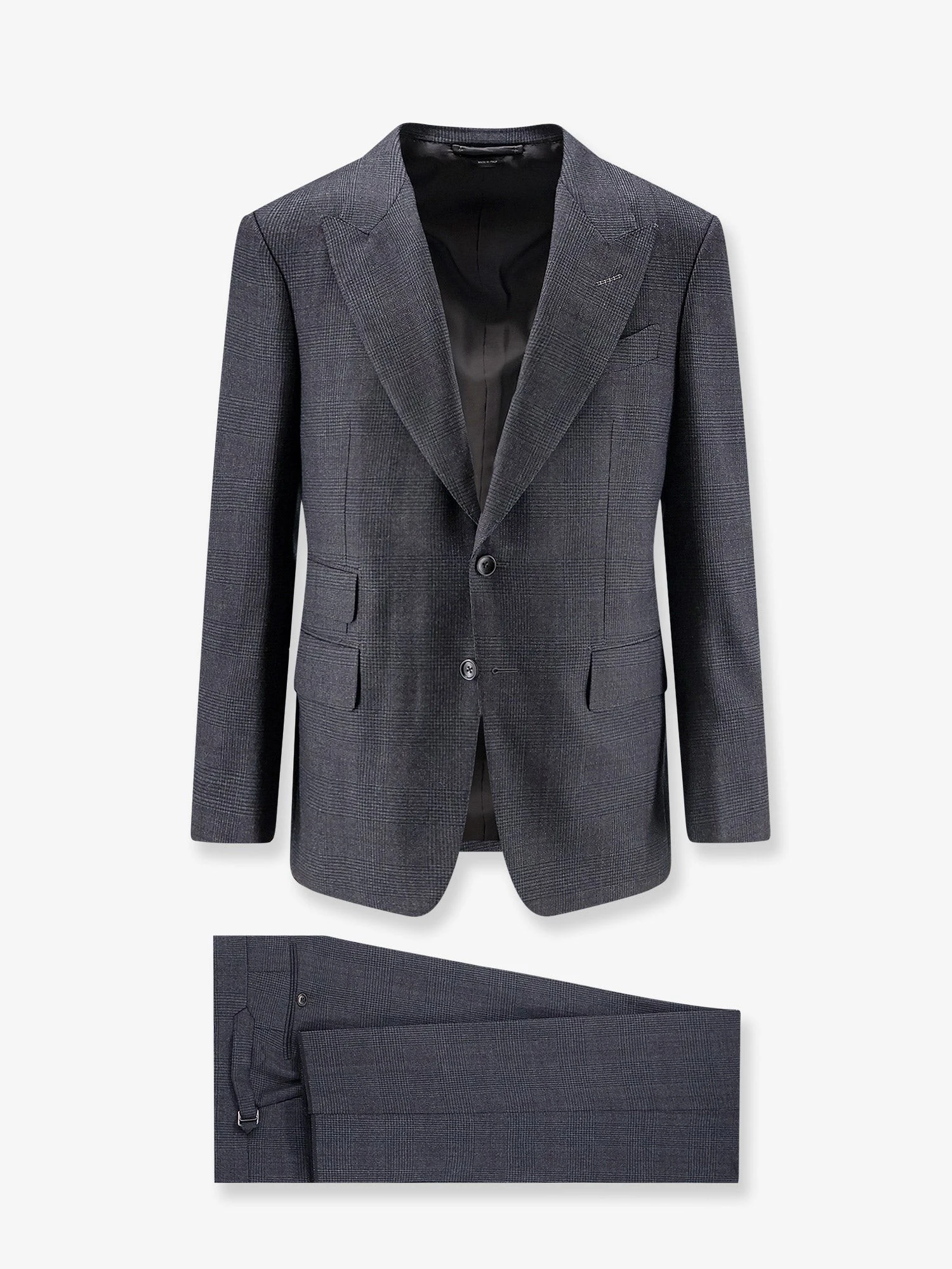 Single-breasted wool suit