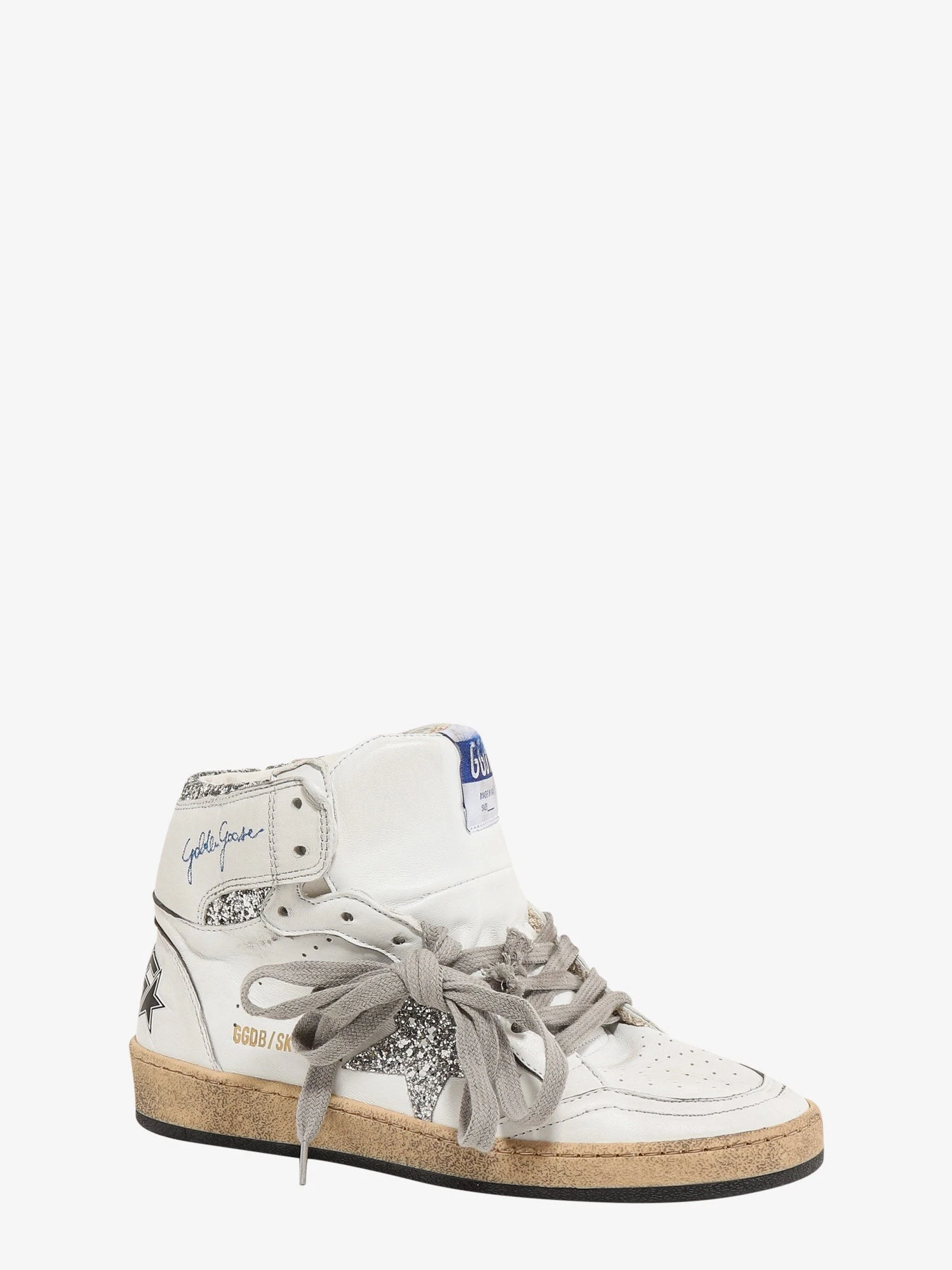Sky Star leather with a used effect sneakers