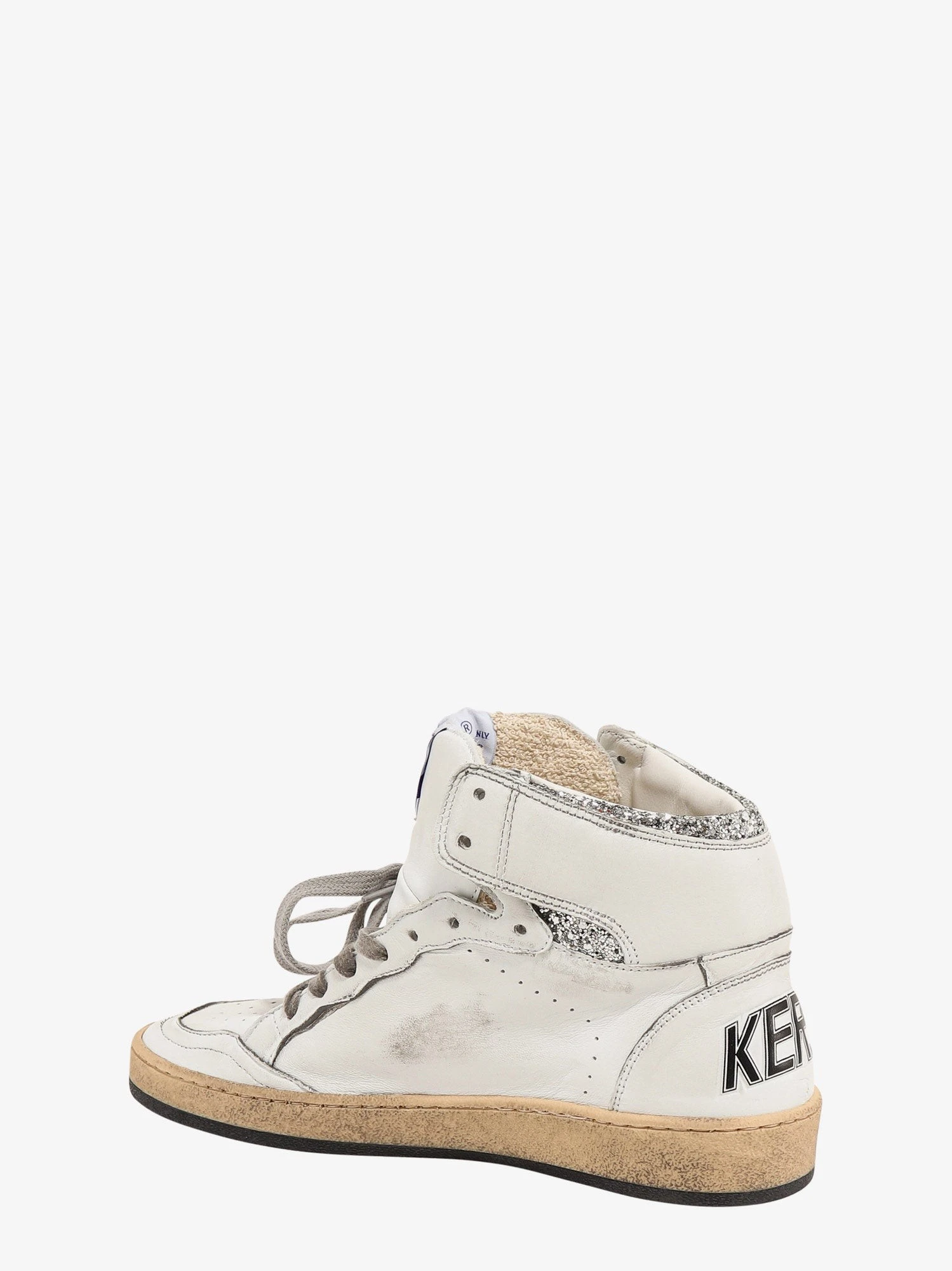 Sky Star leather with a used effect sneakers