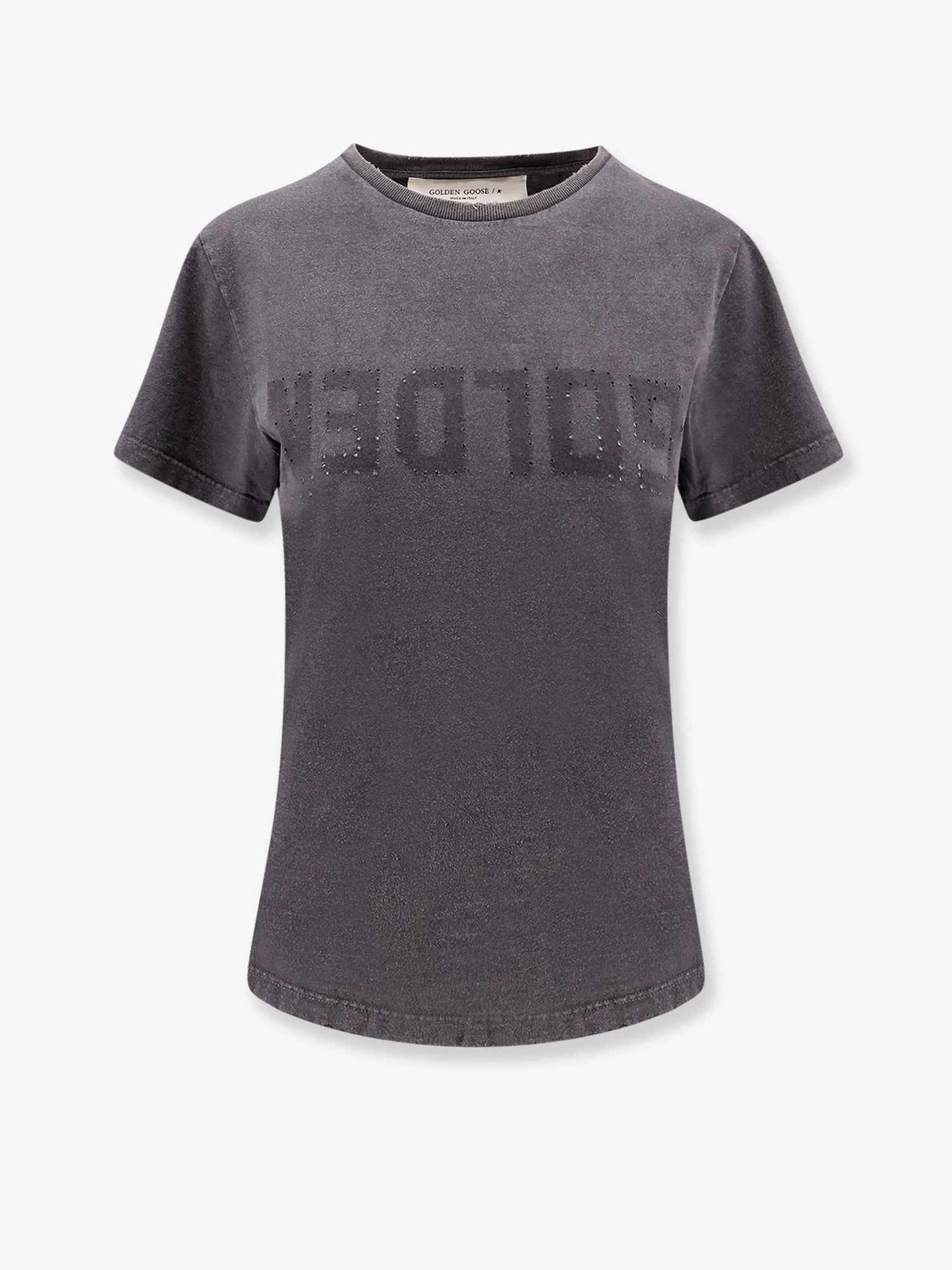 Doris cotton T-shirt with logo detail