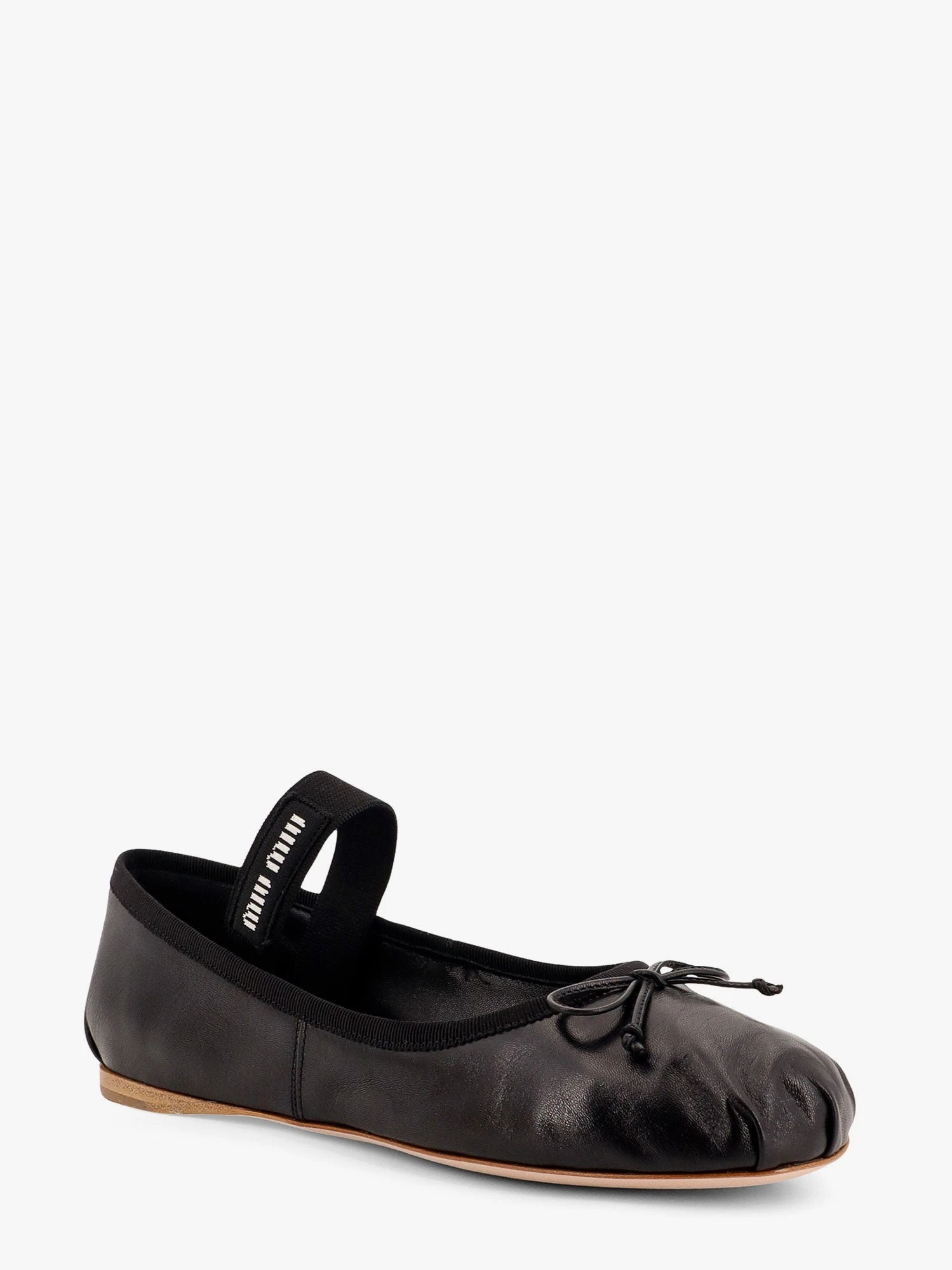 Leather ballet flats