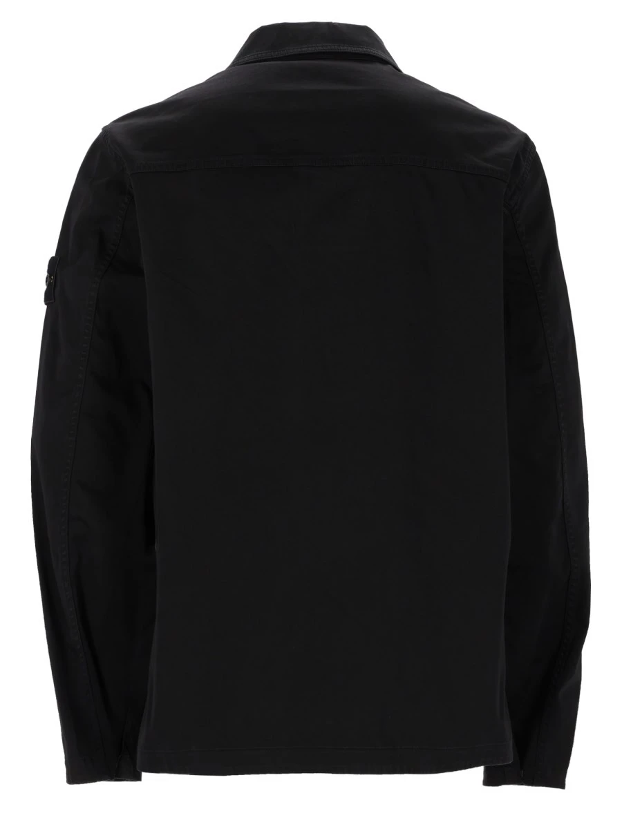 OVERSHIRT CON ZIP E TASCHE SUL PETTO