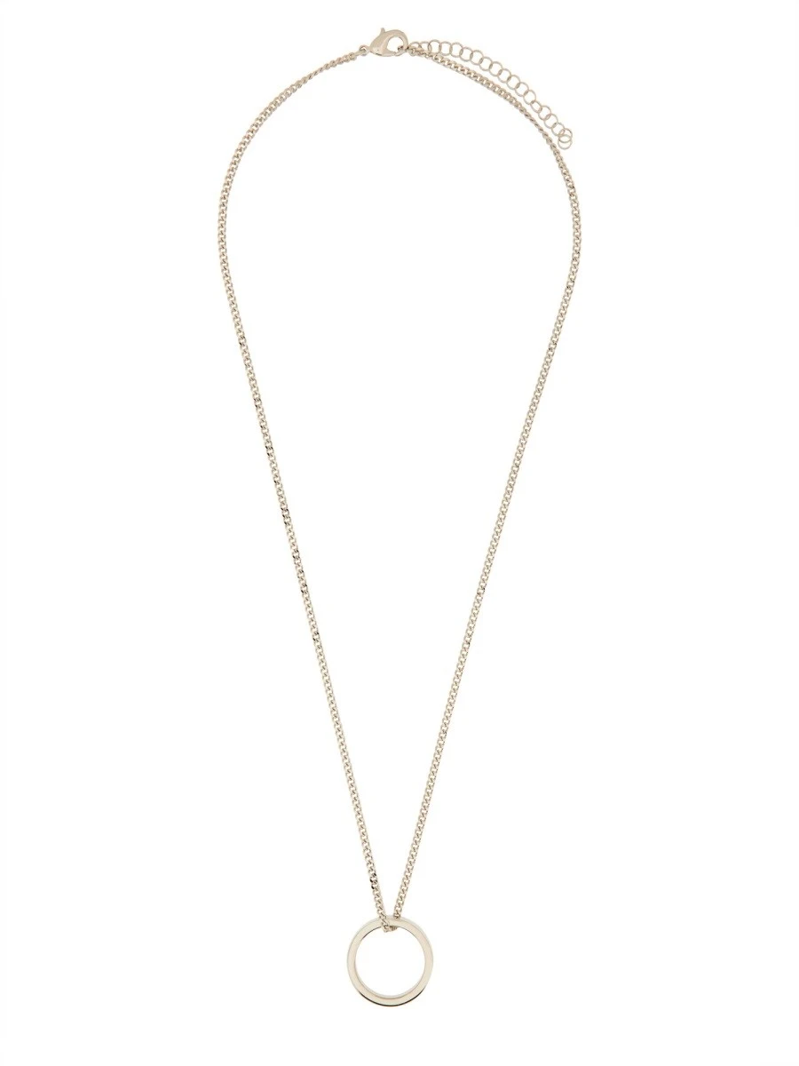 COLLANA CON ANELLO MINIMAL LOGO
