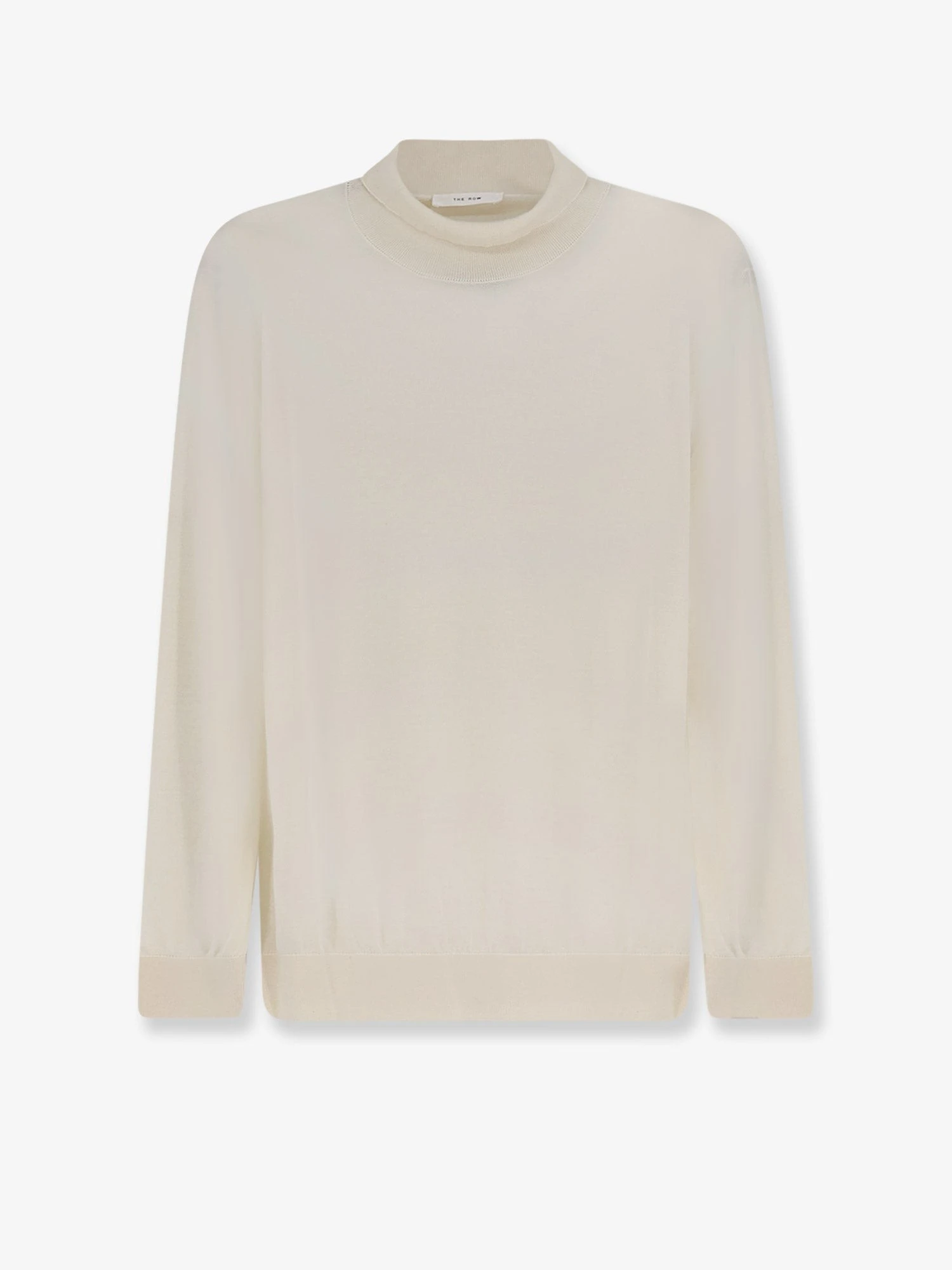 Cashmere and silk blend turtleneck
