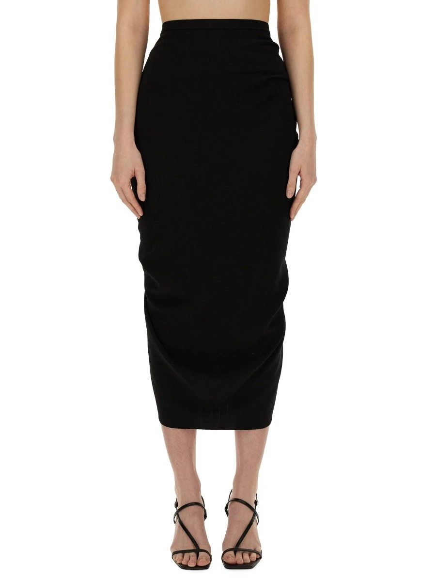 SKIRT WITH DRAPE