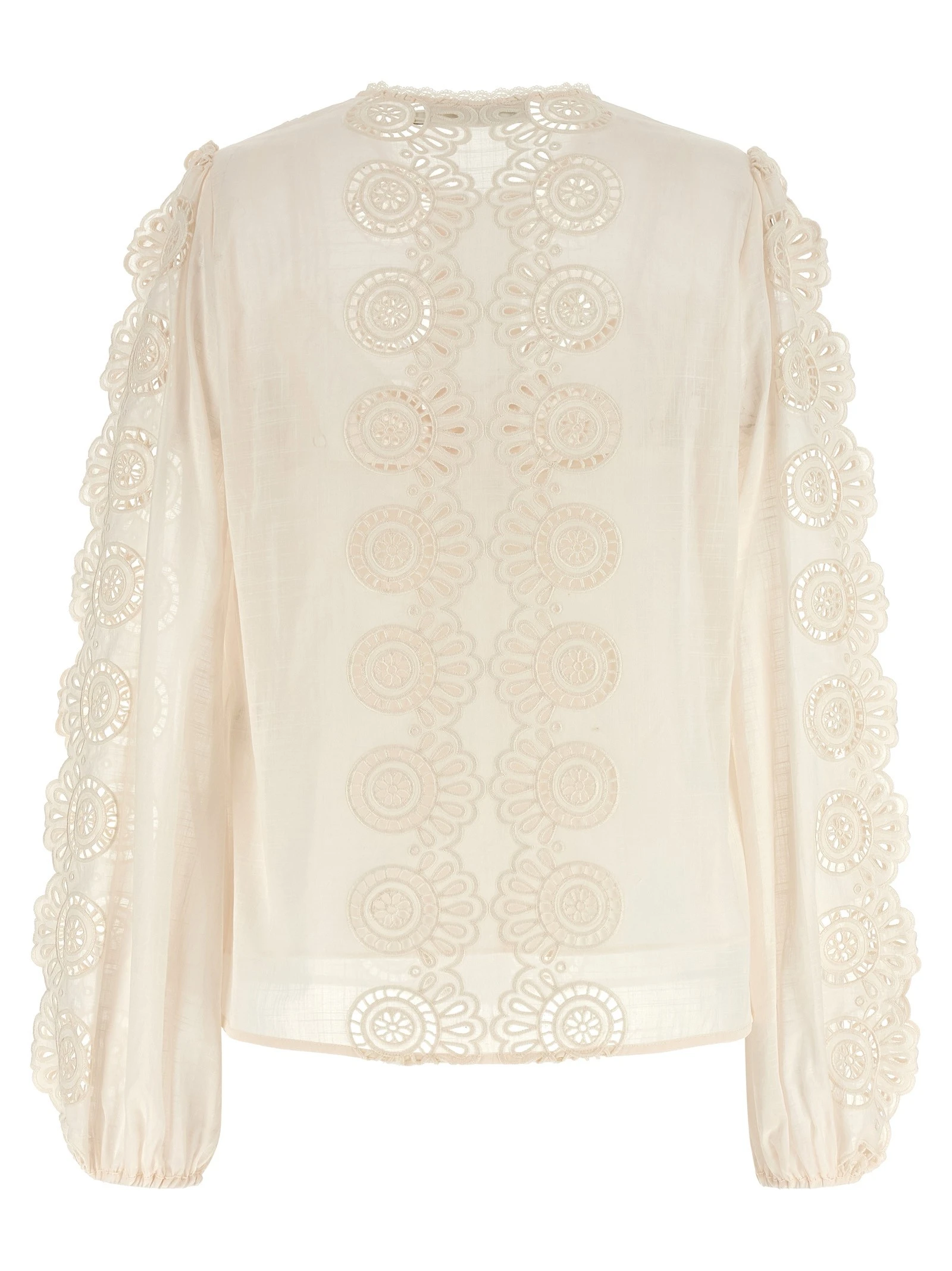 'Lucky' embroidered blouse