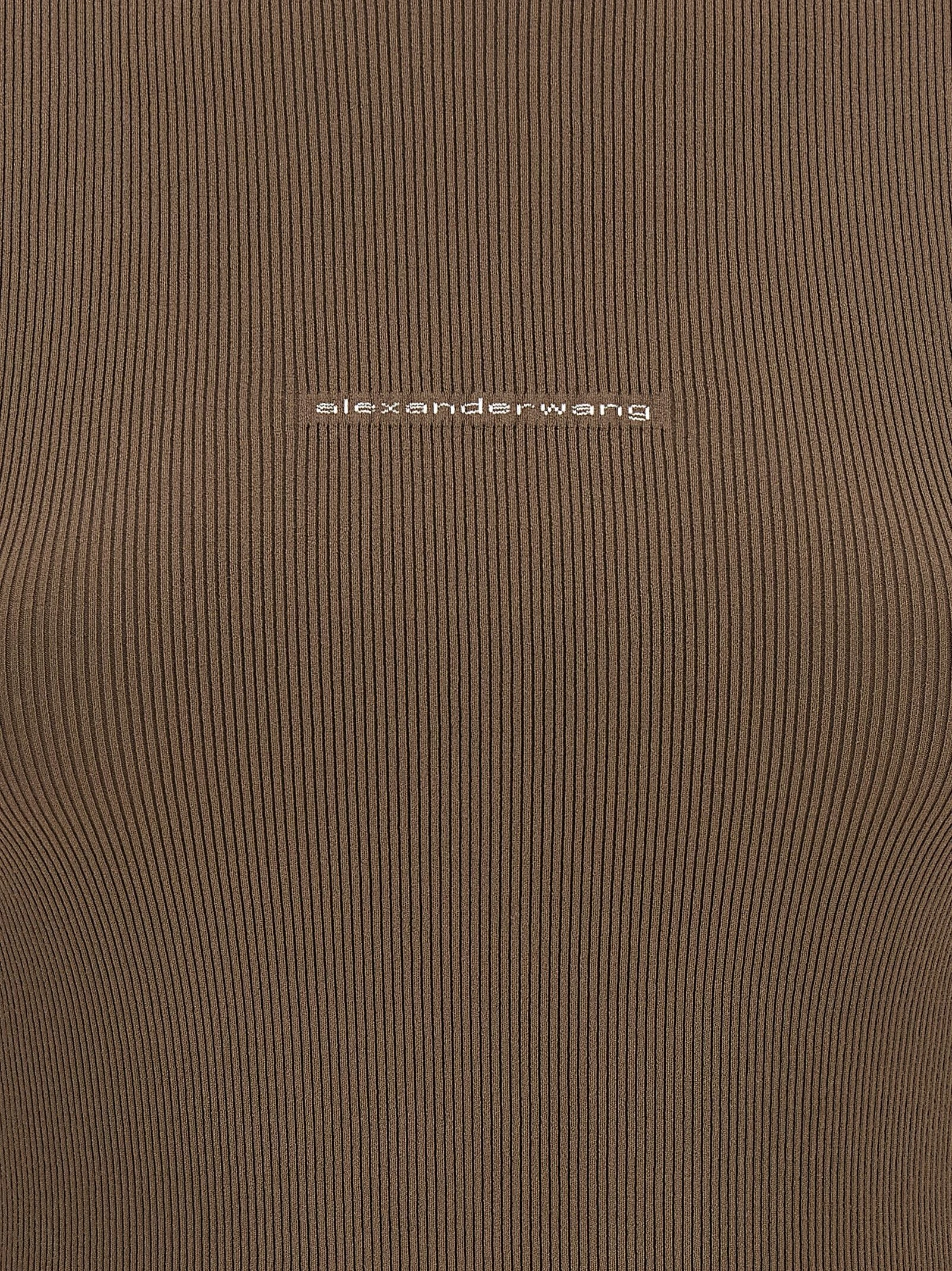 Logo ribbed sweater