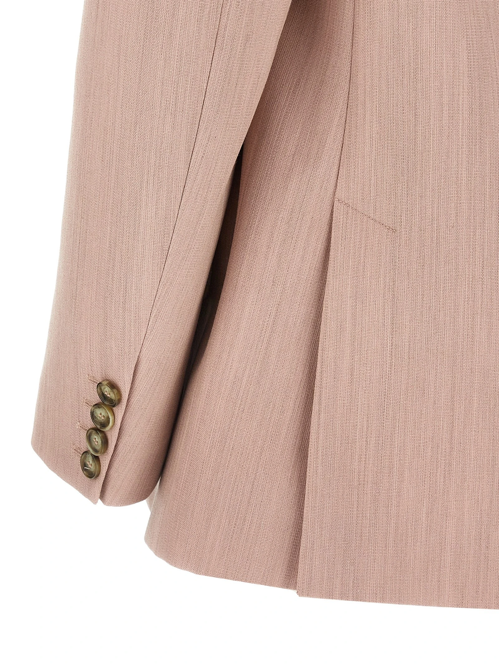 Double-breasted wool blazer