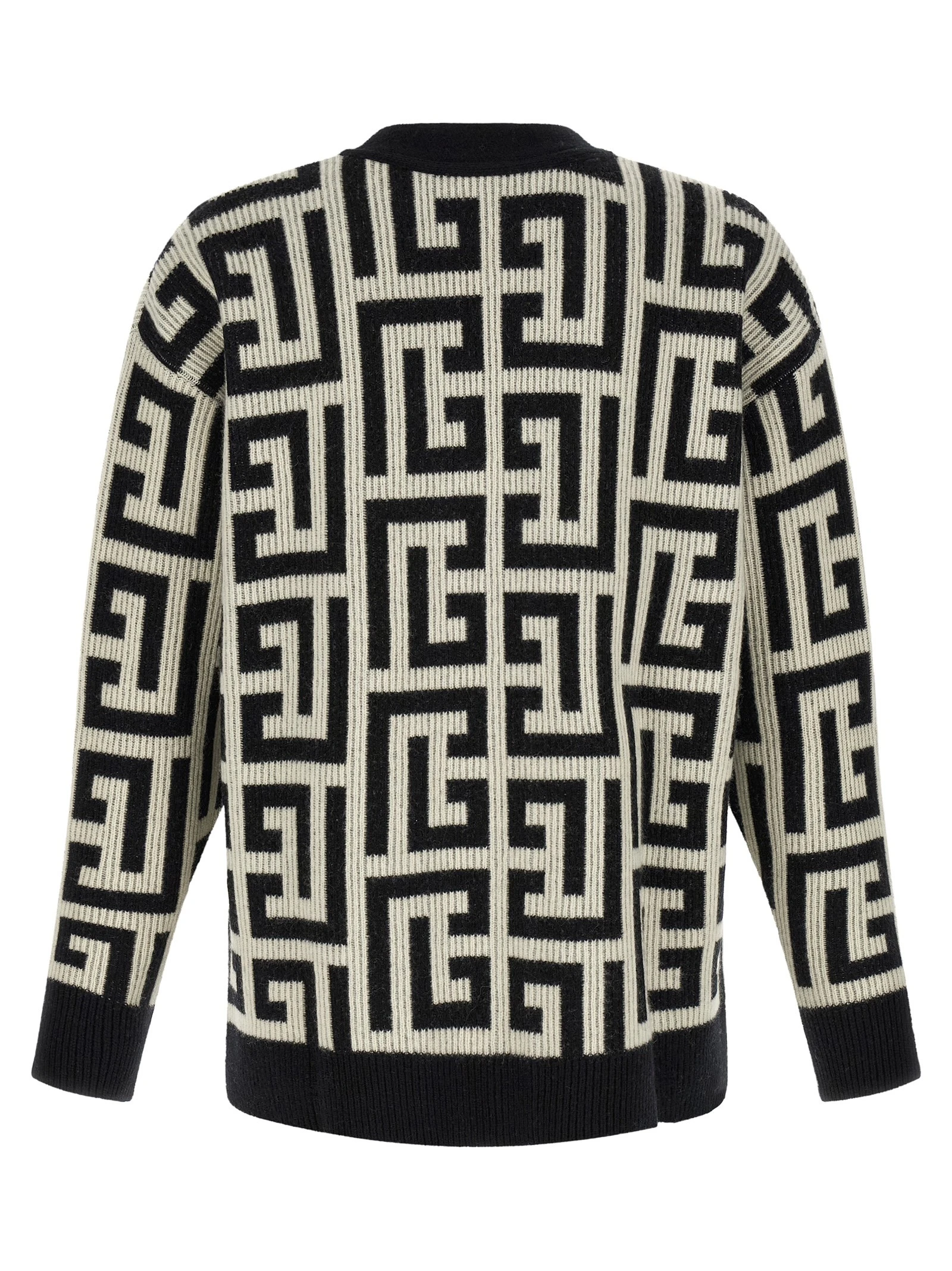 Monogram macro cardigan