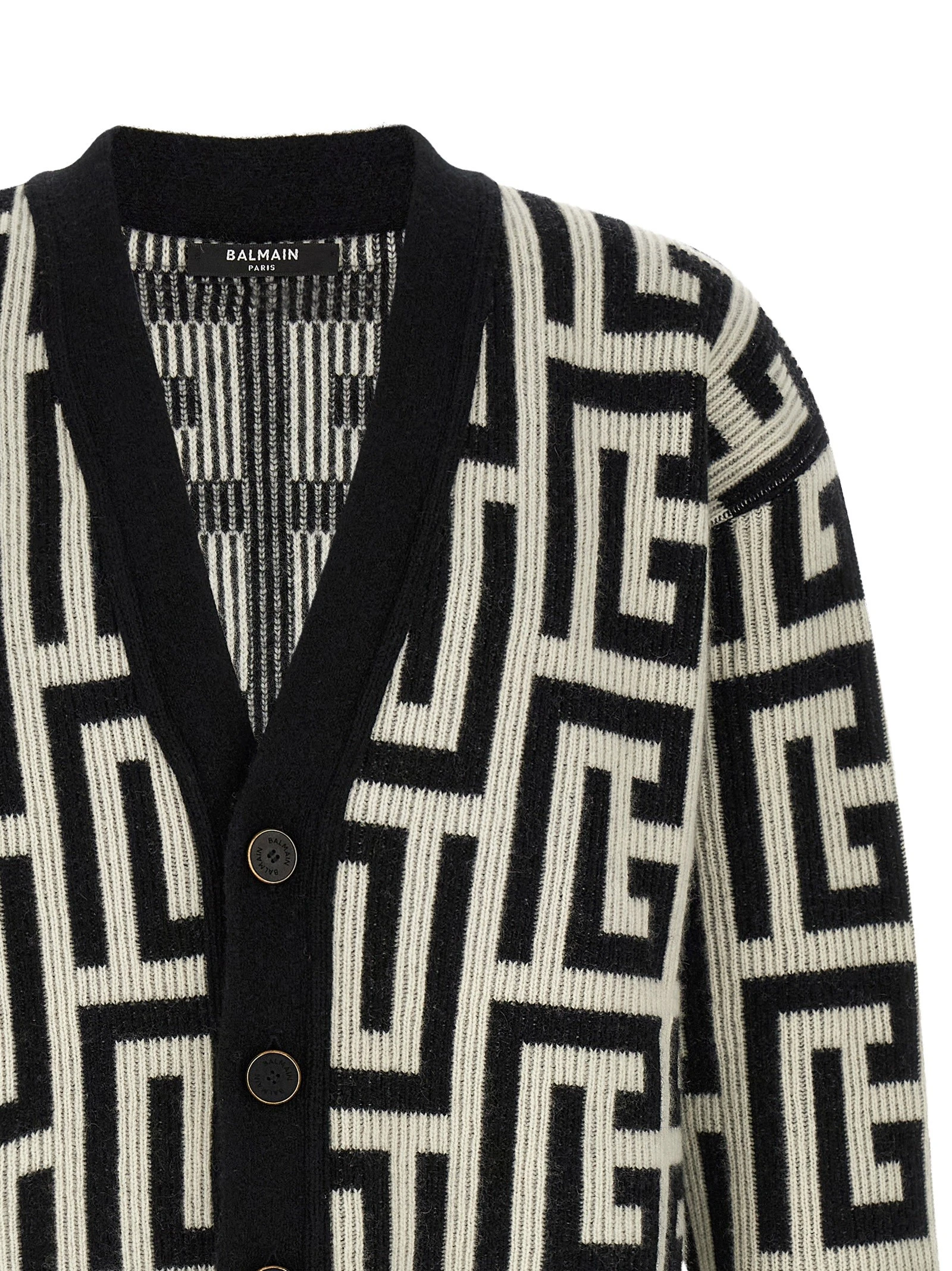 Monogram macro cardigan