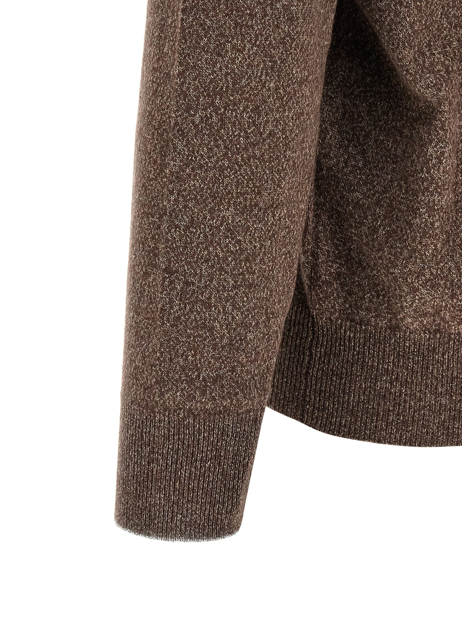 High neck cardigan with zip