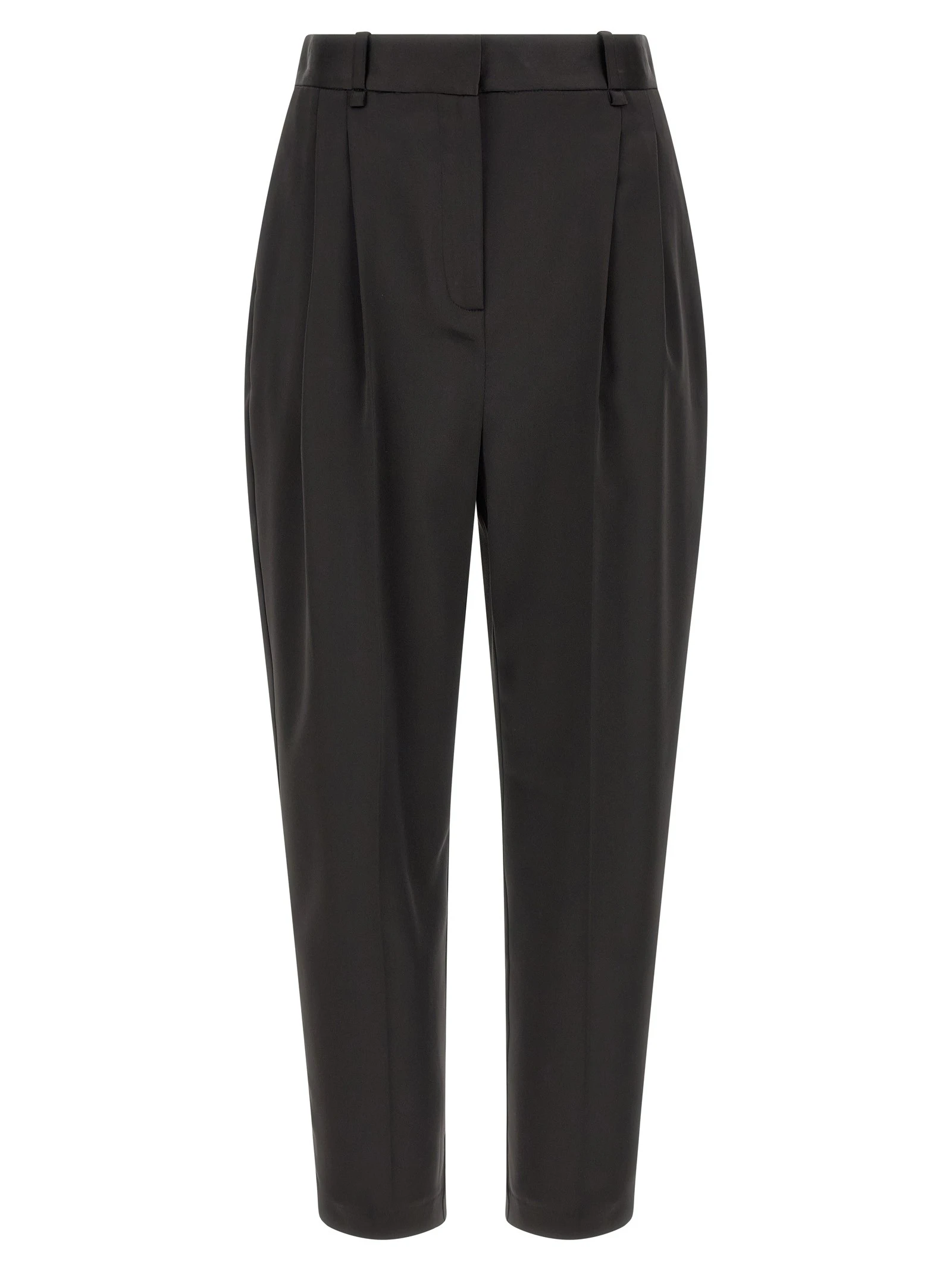 Stretch satin pants