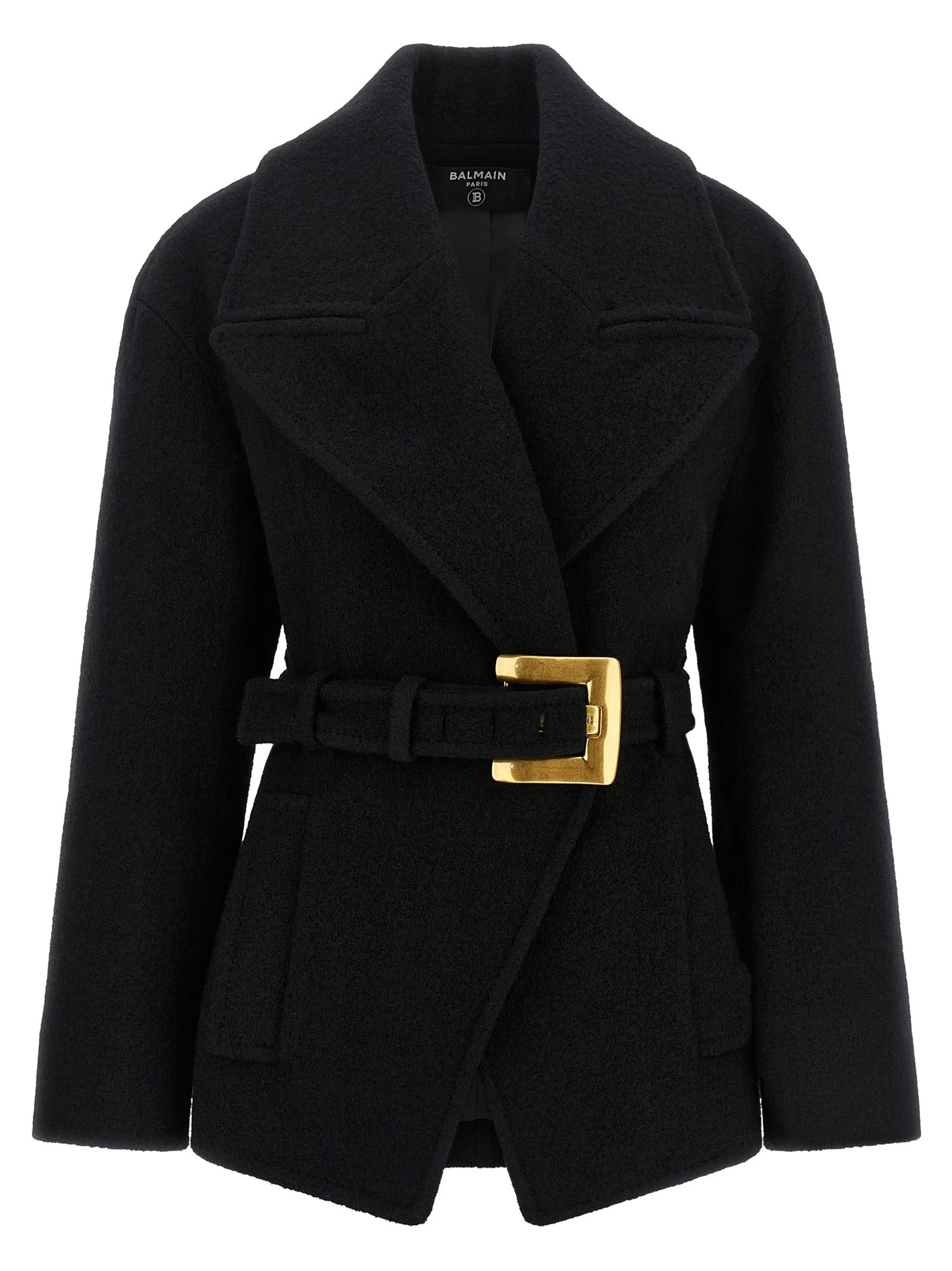 'Anthem' belted caban