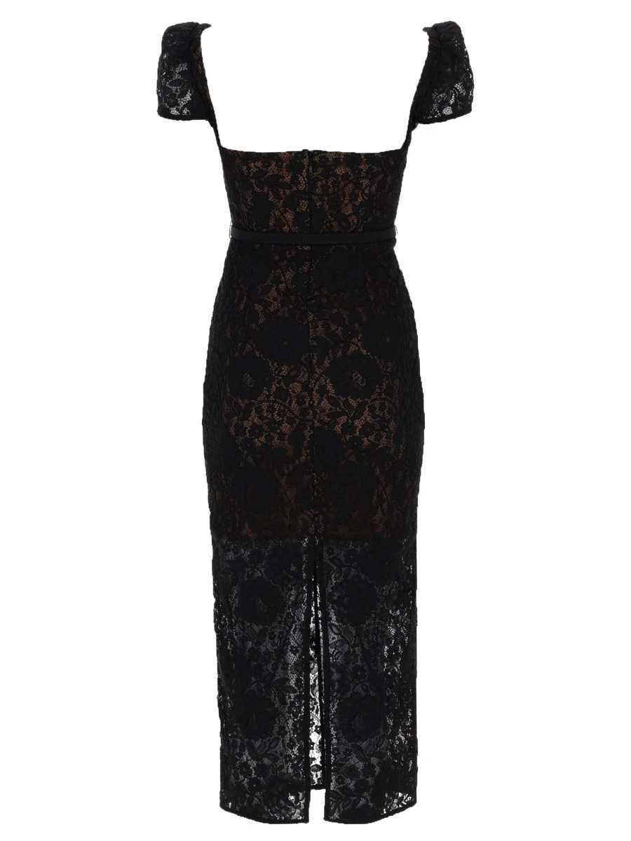 LACE MIDI DRESS
