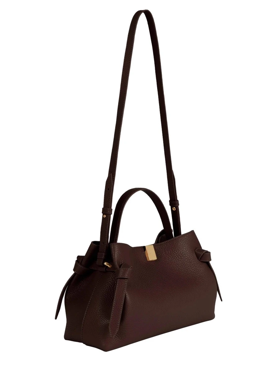 BORSA "GYOZA" IN PELLE