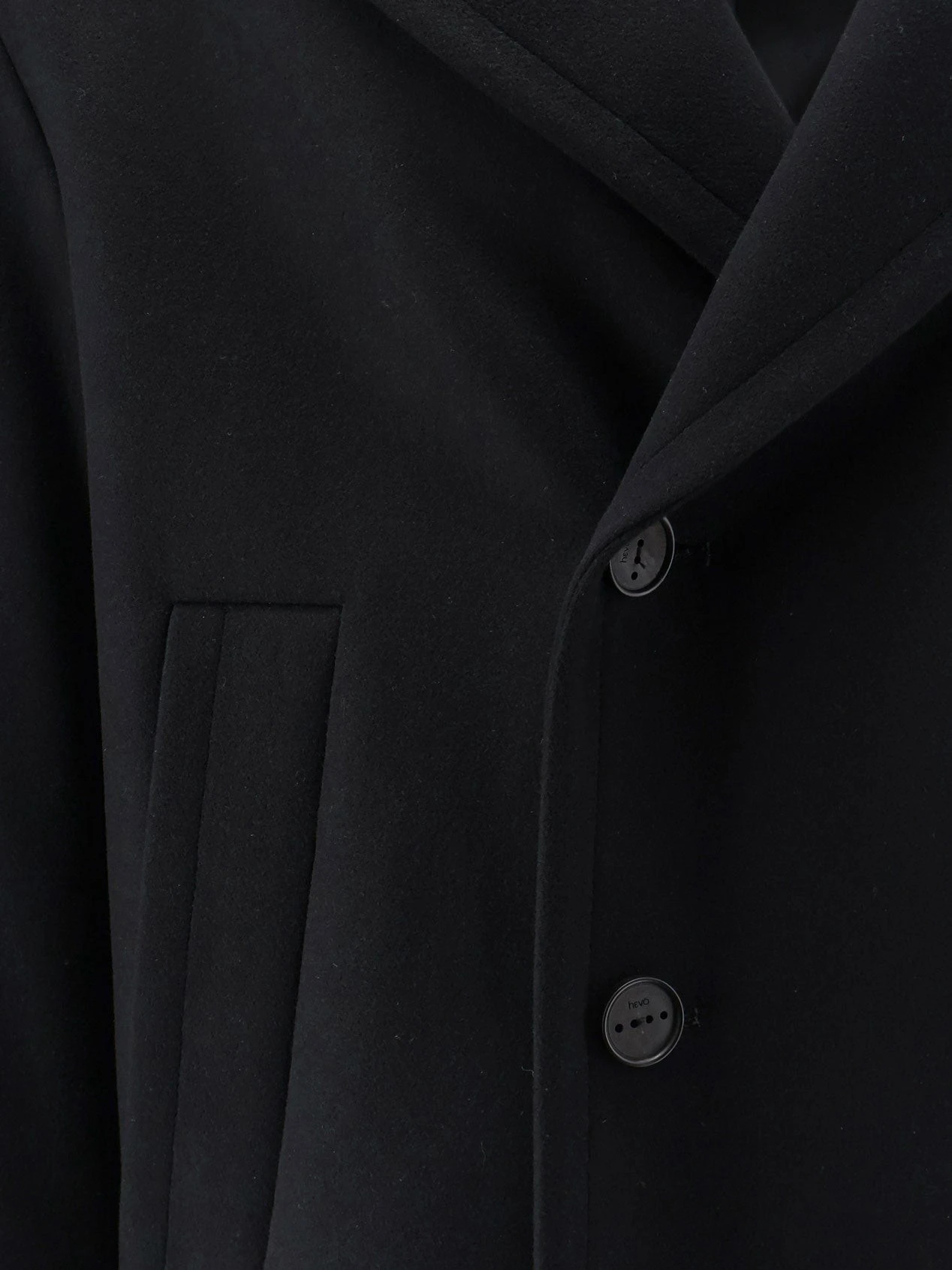 Orno virgin wool blend coat