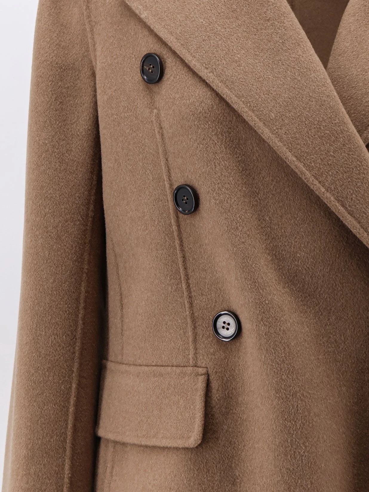 Smmrita virgin wool peacoat
